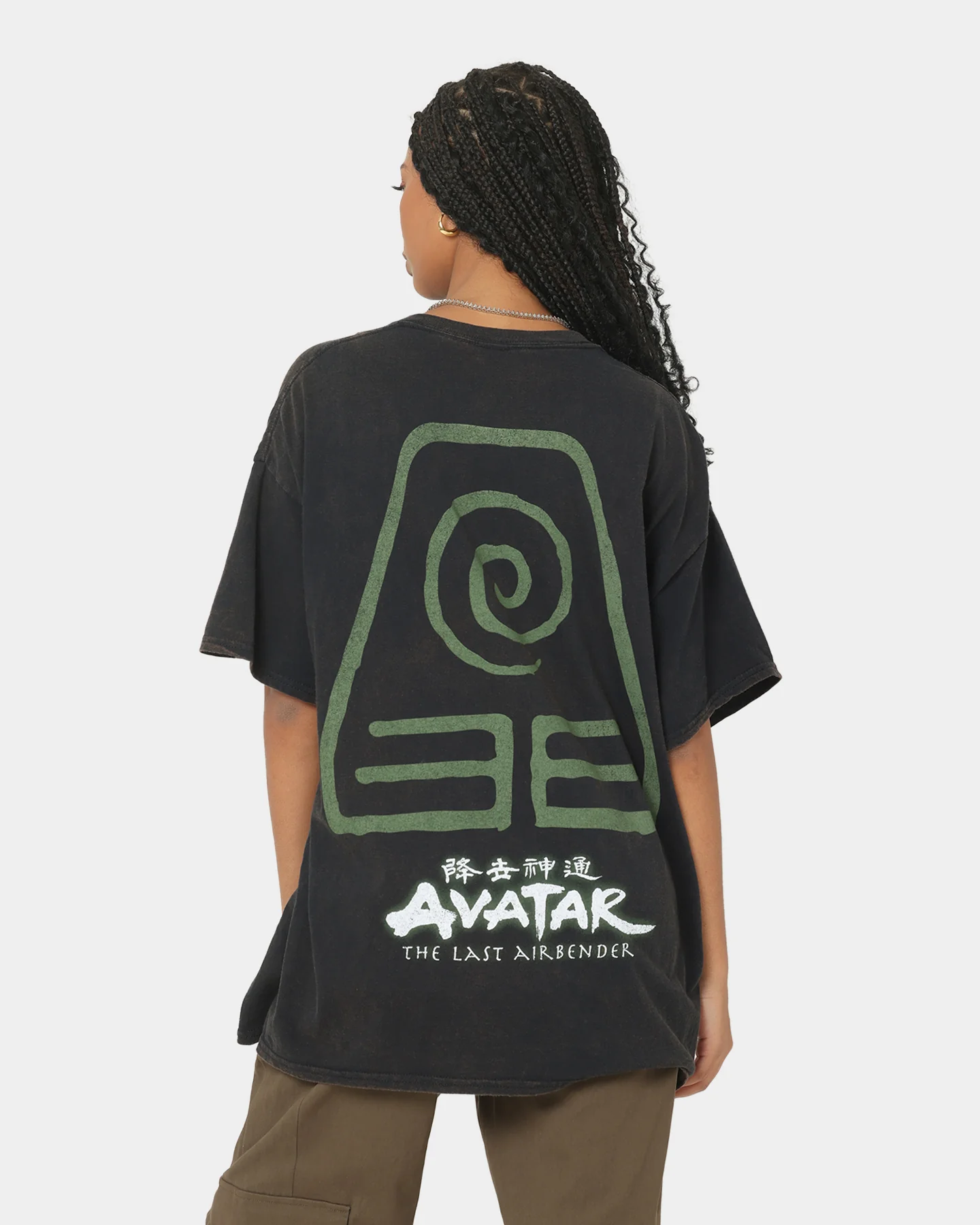 Goat Crew x Avatar: The Last Airbender Earth Elements Vintage T-Shirt Black Wash