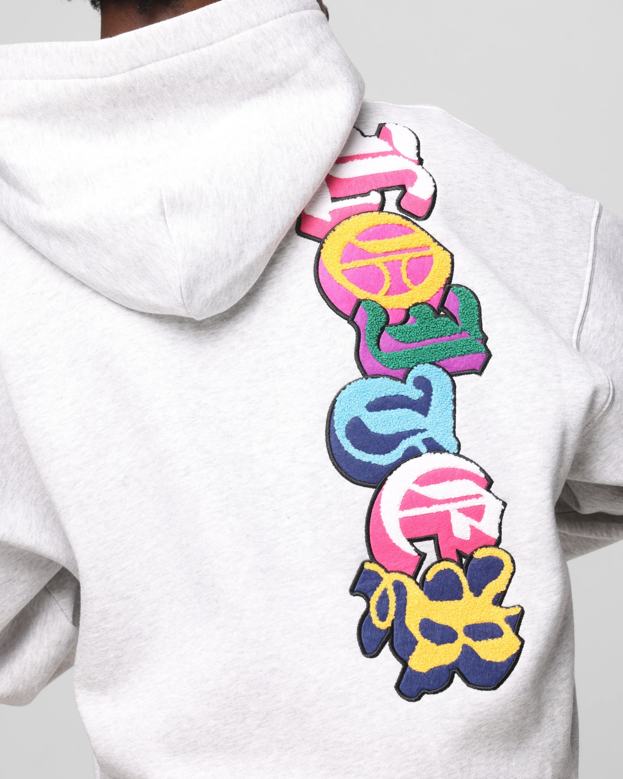 Loiter Chenille Premium Hoodie Grey Marle