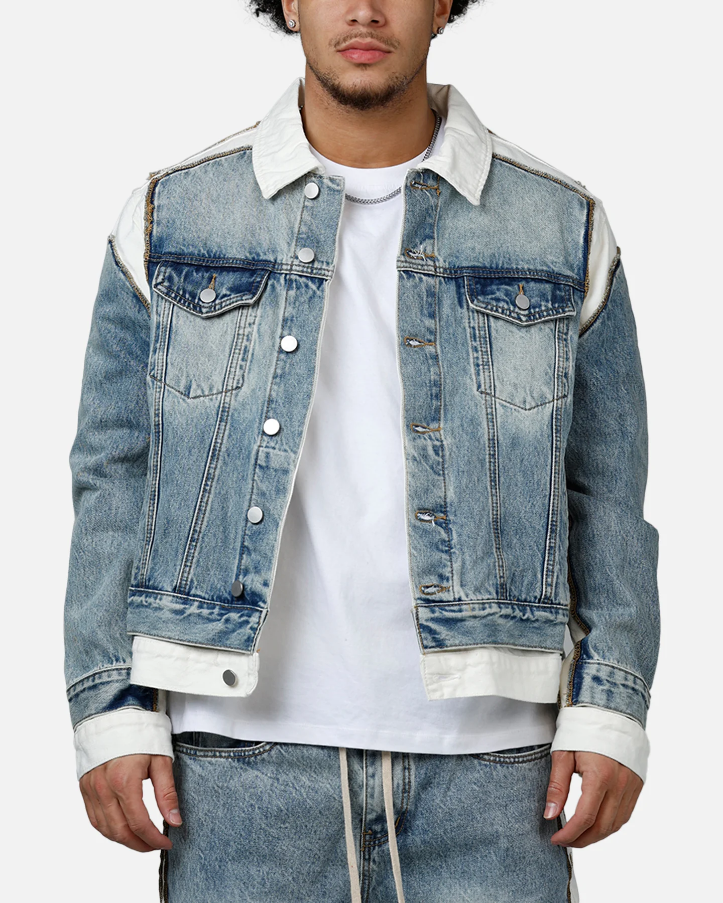 MNML Border GN8 Jacket Blue/White