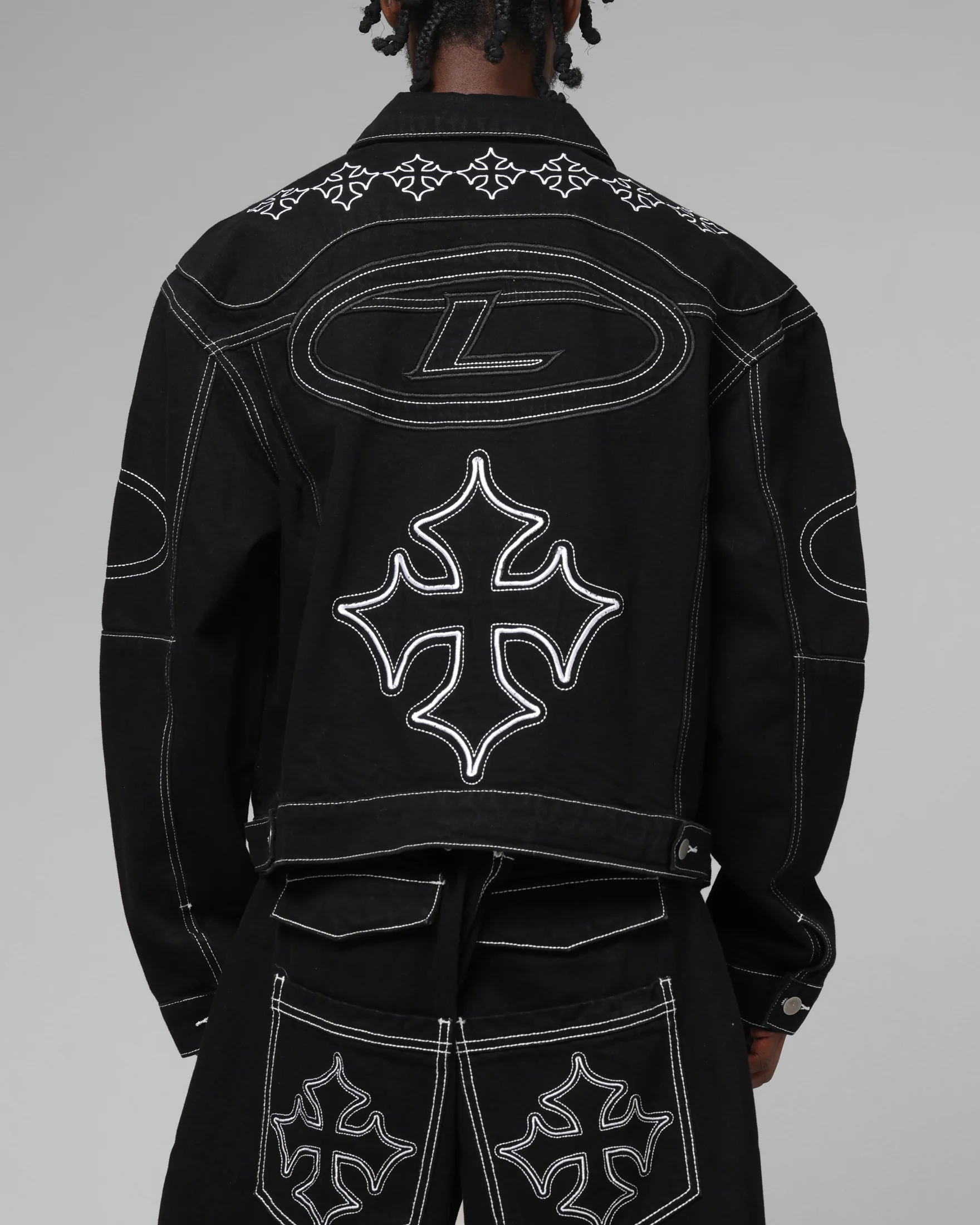 Loiter Daytona Denim Jacket Black