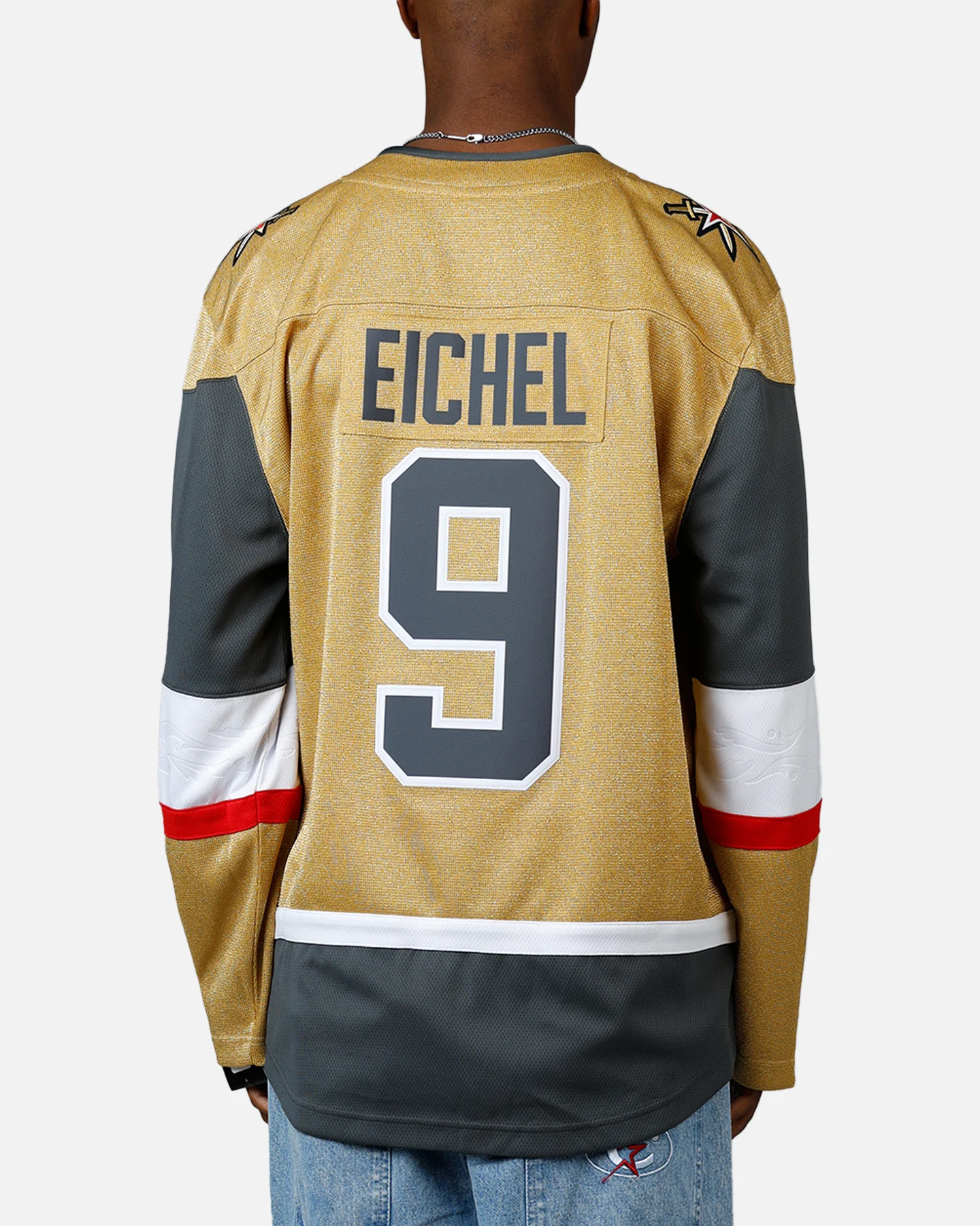 Fanastics Vegas Golden Knights Jack Eichel #9 Jersey Gold