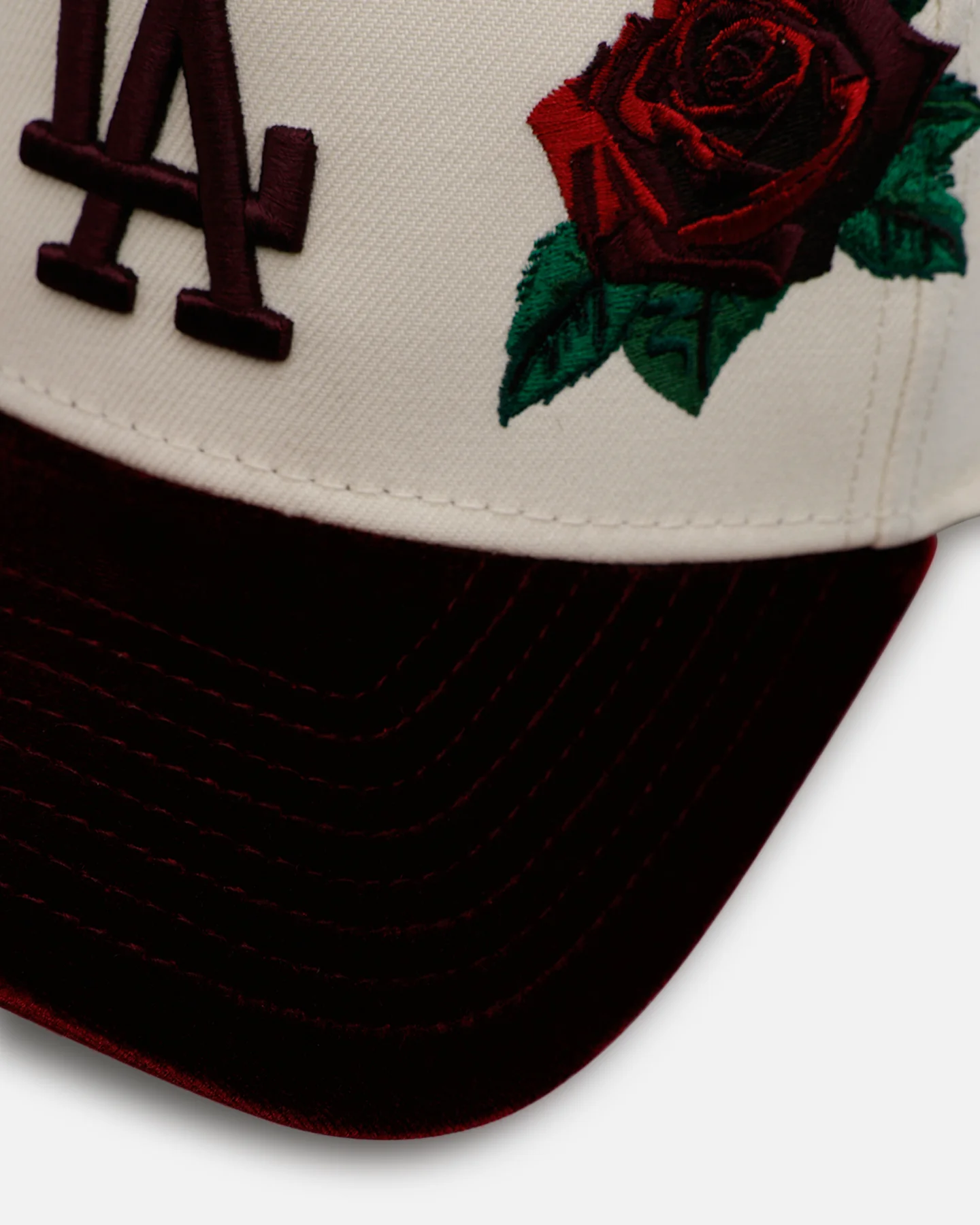 New Era Los Angeles Dodgers 'Velvet Roses' 9FORTY A-Frame Snapback Chrome