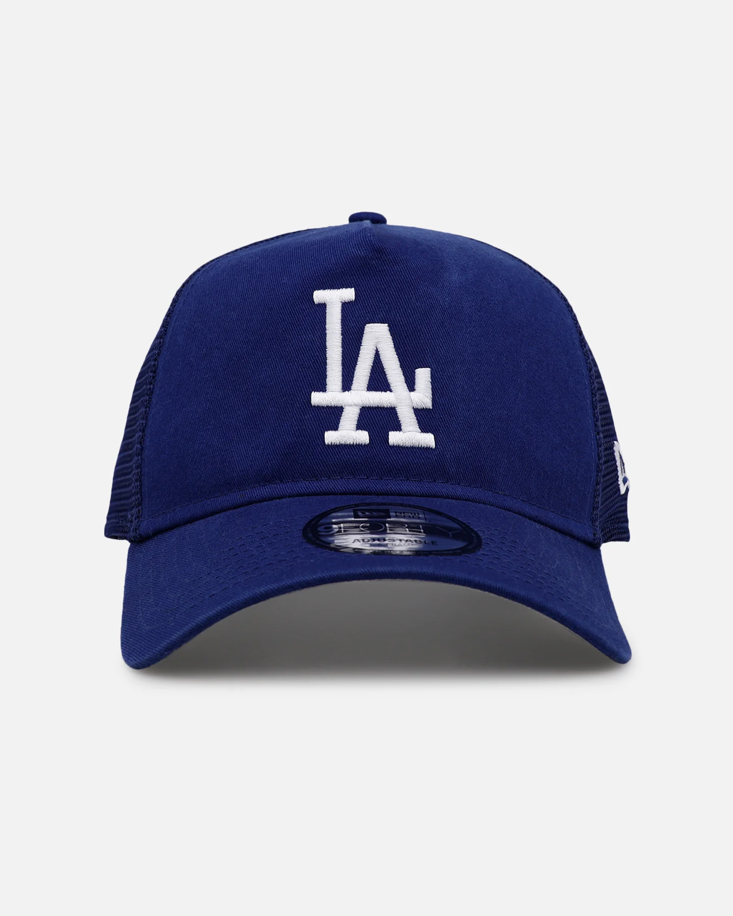 New Era Los Angeles Dodgers 'Washed Truckers' 9FORTY A-Frame Trucker Snapback Official Team Color