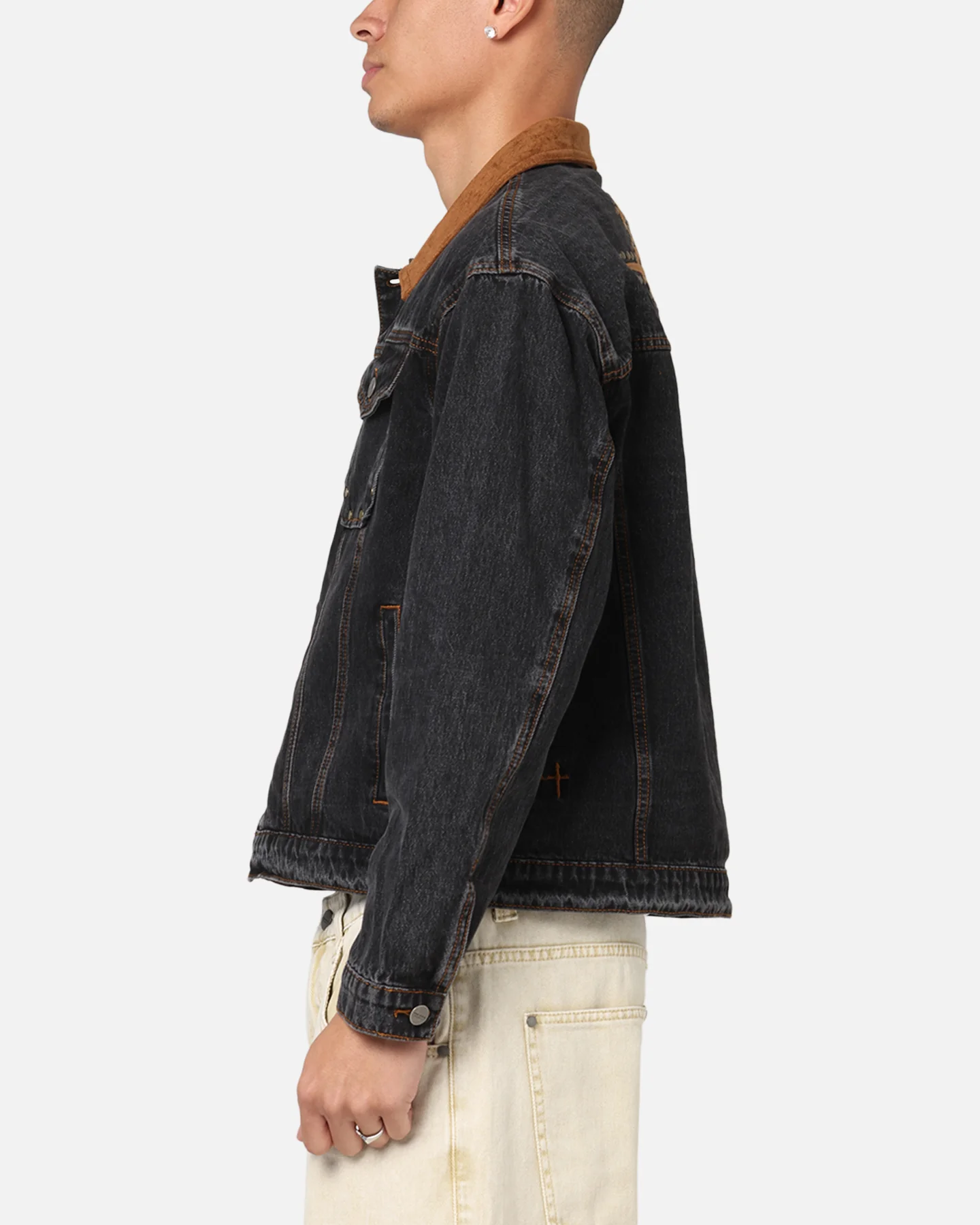 Saint Morta Rodeo Drive Denim Jacket Black Shadow
