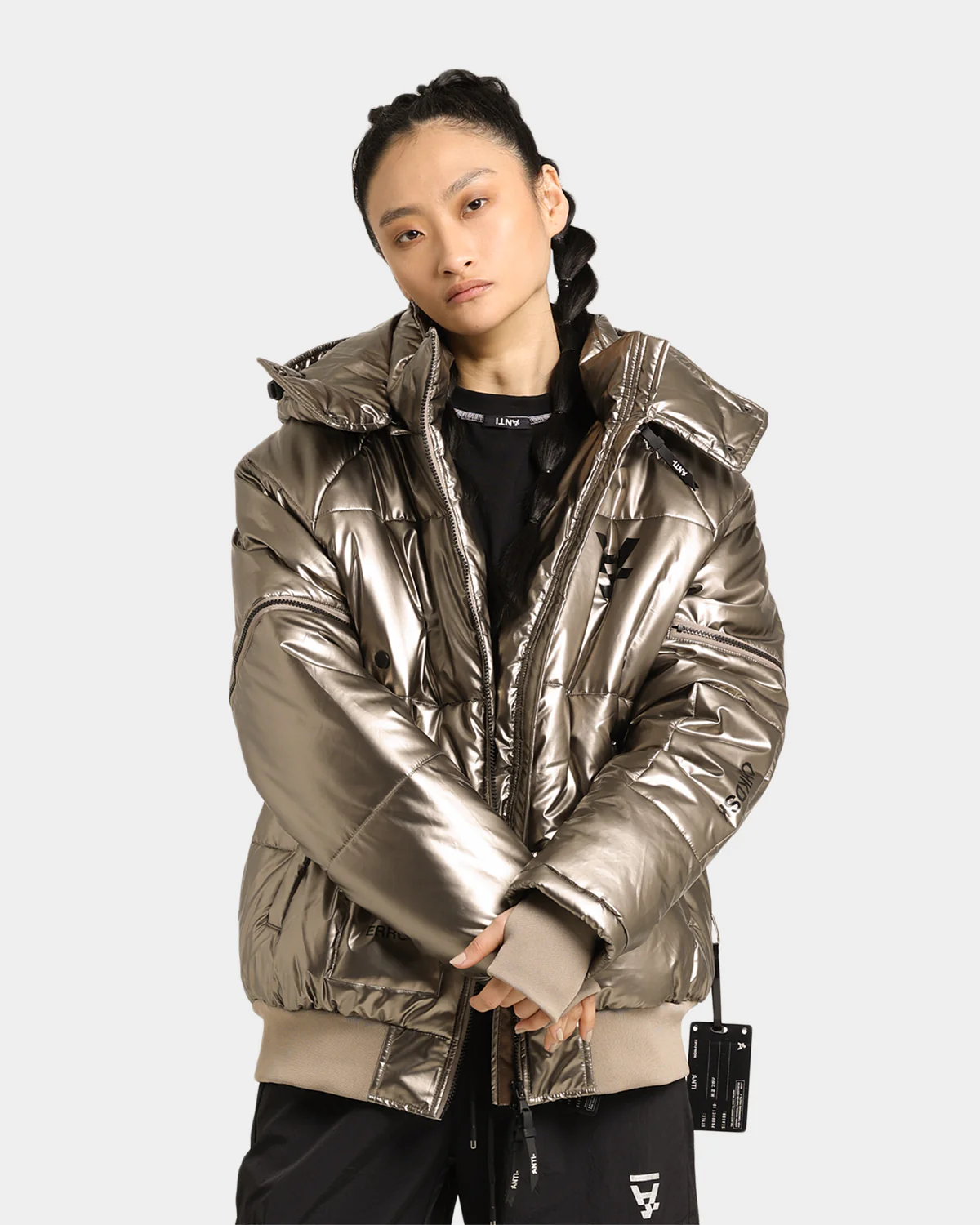 The Anti Order Anti Joy Technical Puffer Jacket Pewter