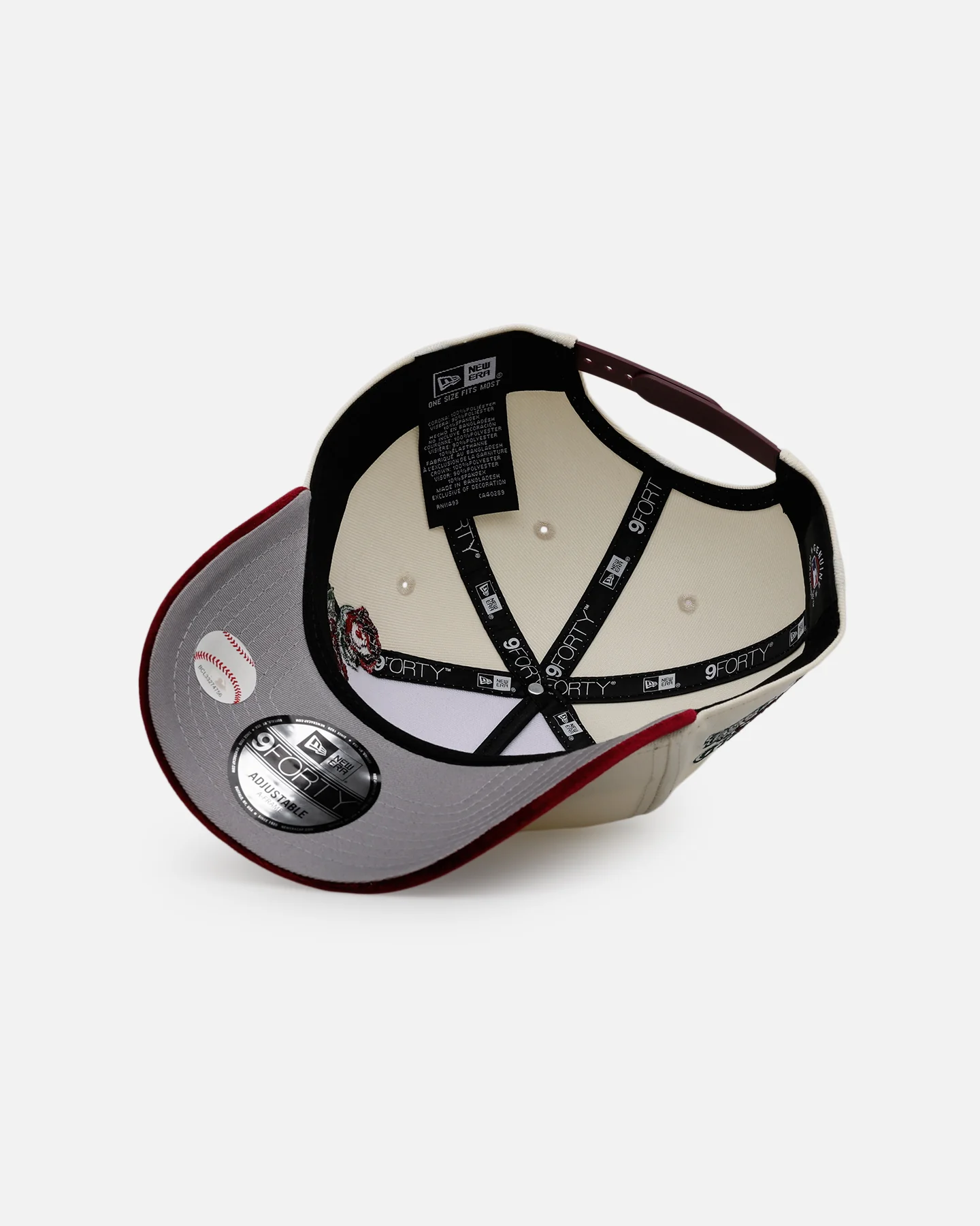 New Era Detroit Tigers 'Velvet Roses' 9FORTY A-Frame Snapback Chrome