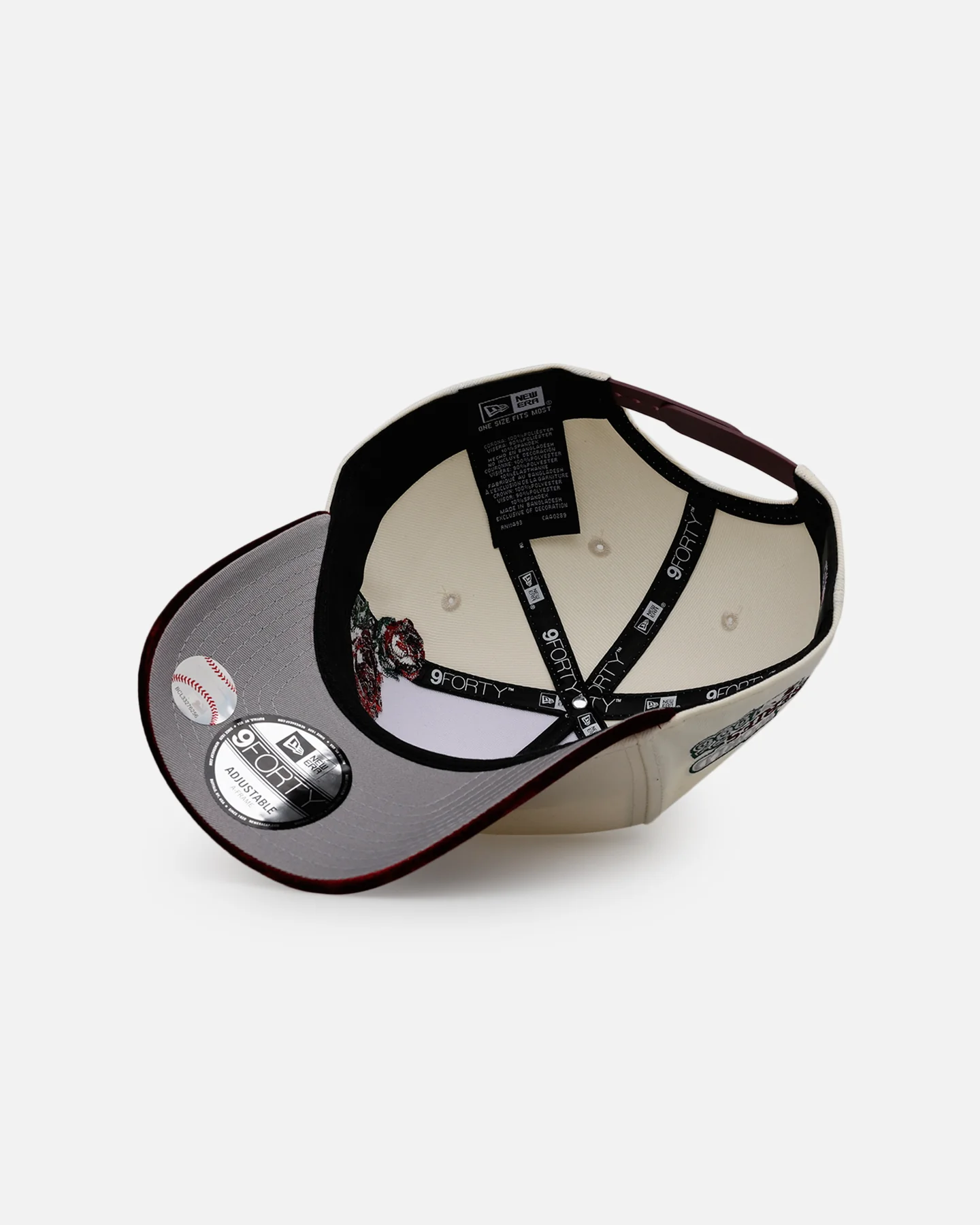 New Era New York Mets 'Velvet Roses' 9FORTY A-Frame Snapback Chrome