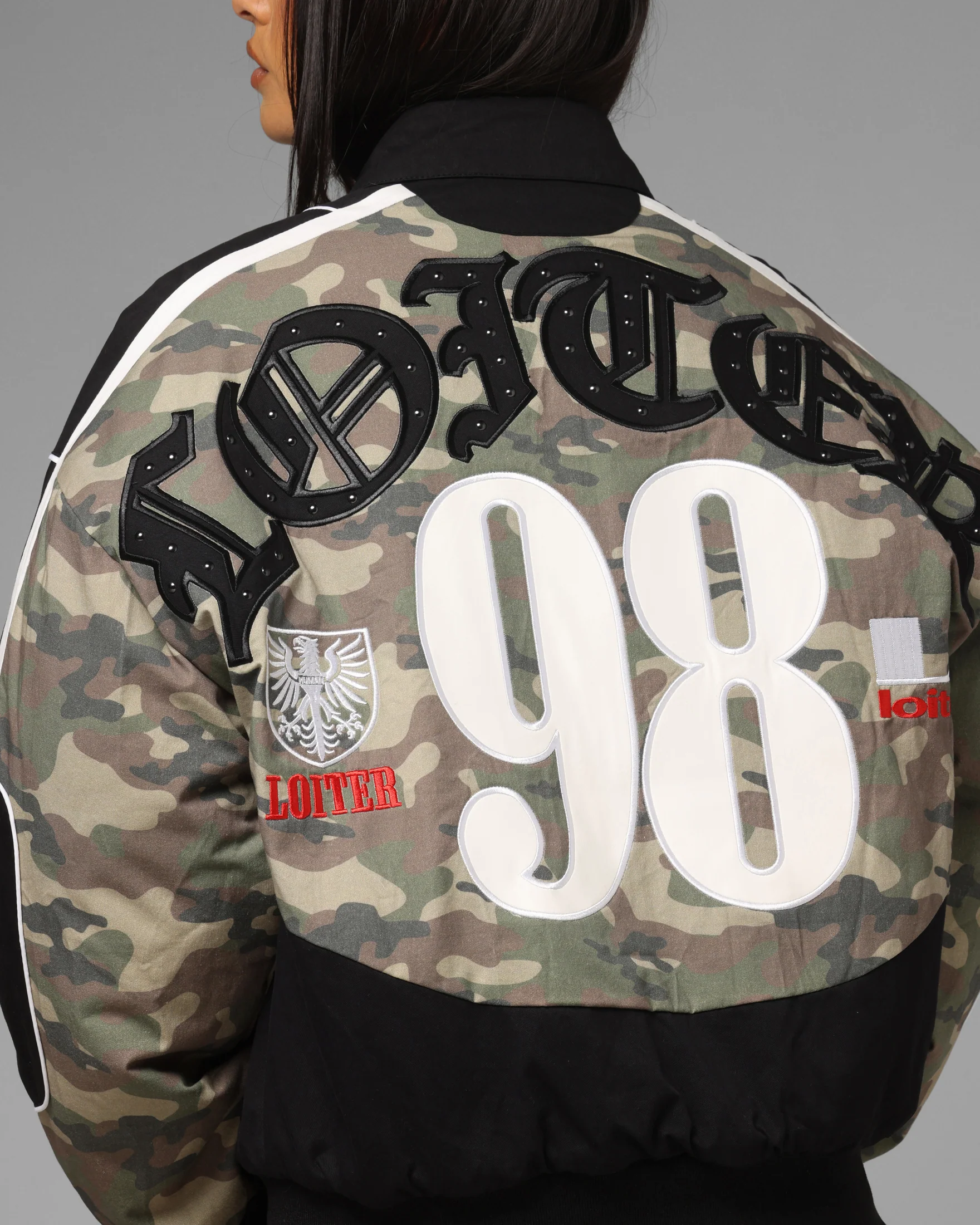 Loiter Enroute Racing Jacket Camo/Black