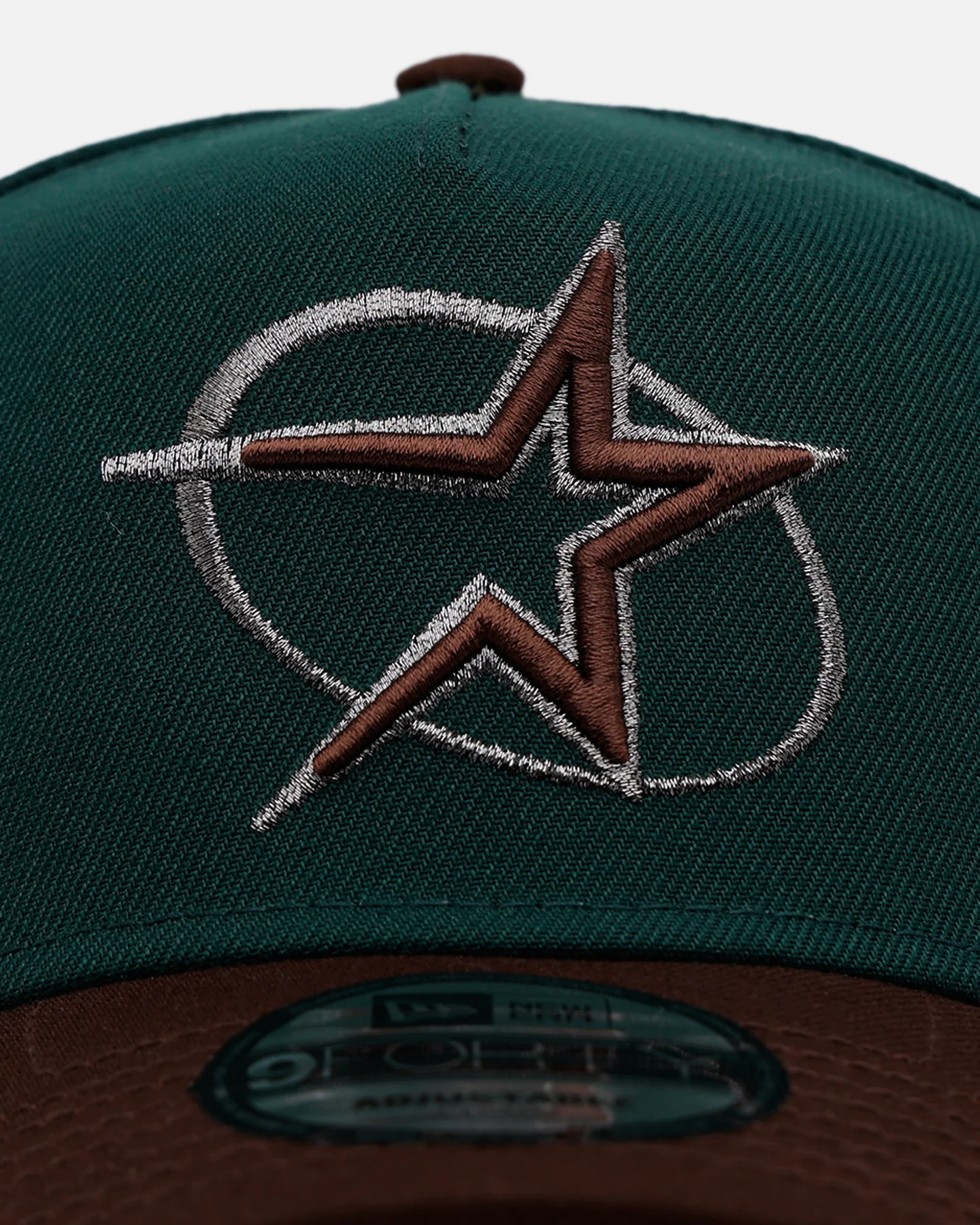 New Era Houston Astros 'Rainforest' 9FORTY A-Frame Snapback Green/Brown
