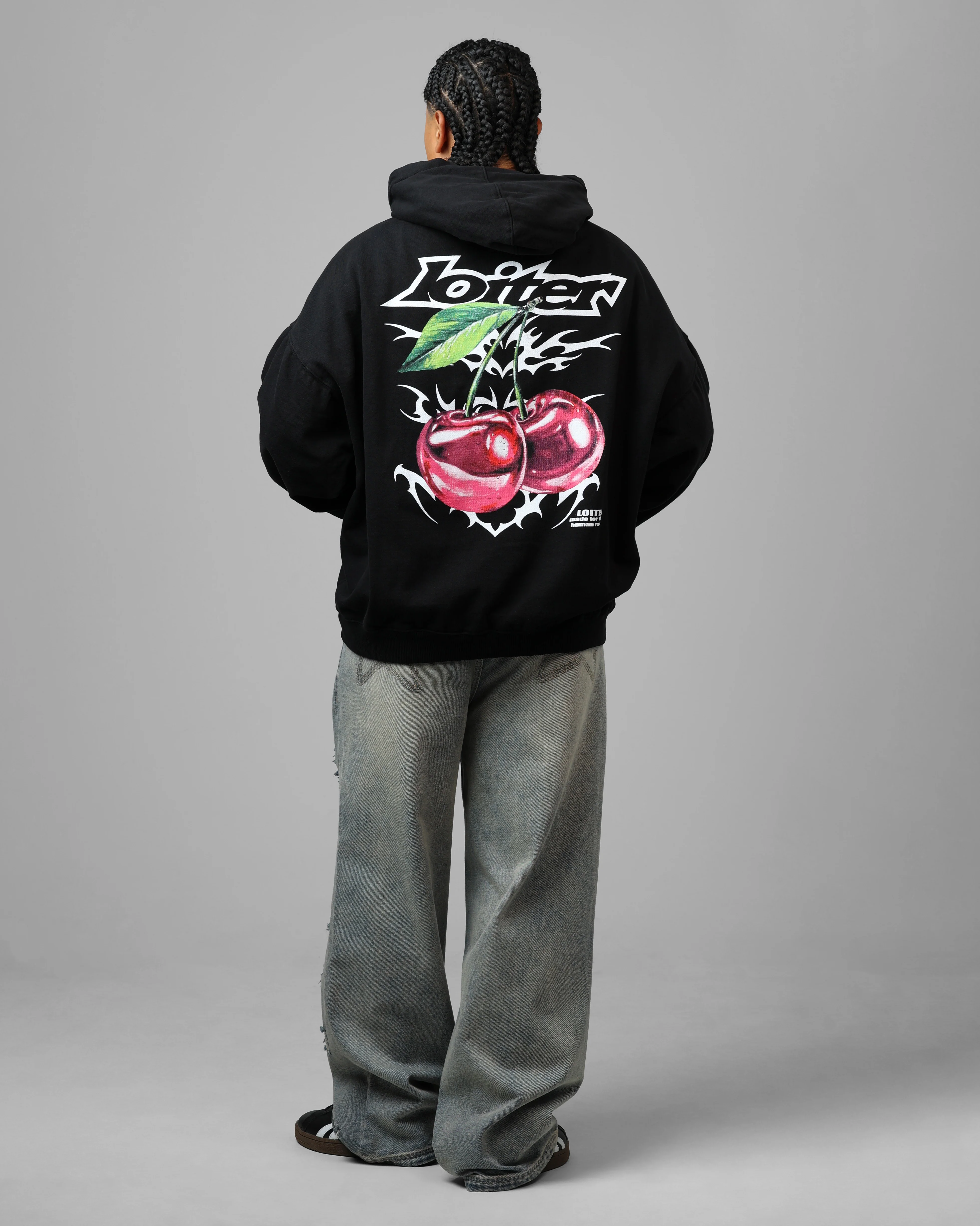 Loiter Cherry Pick Hoodie Black