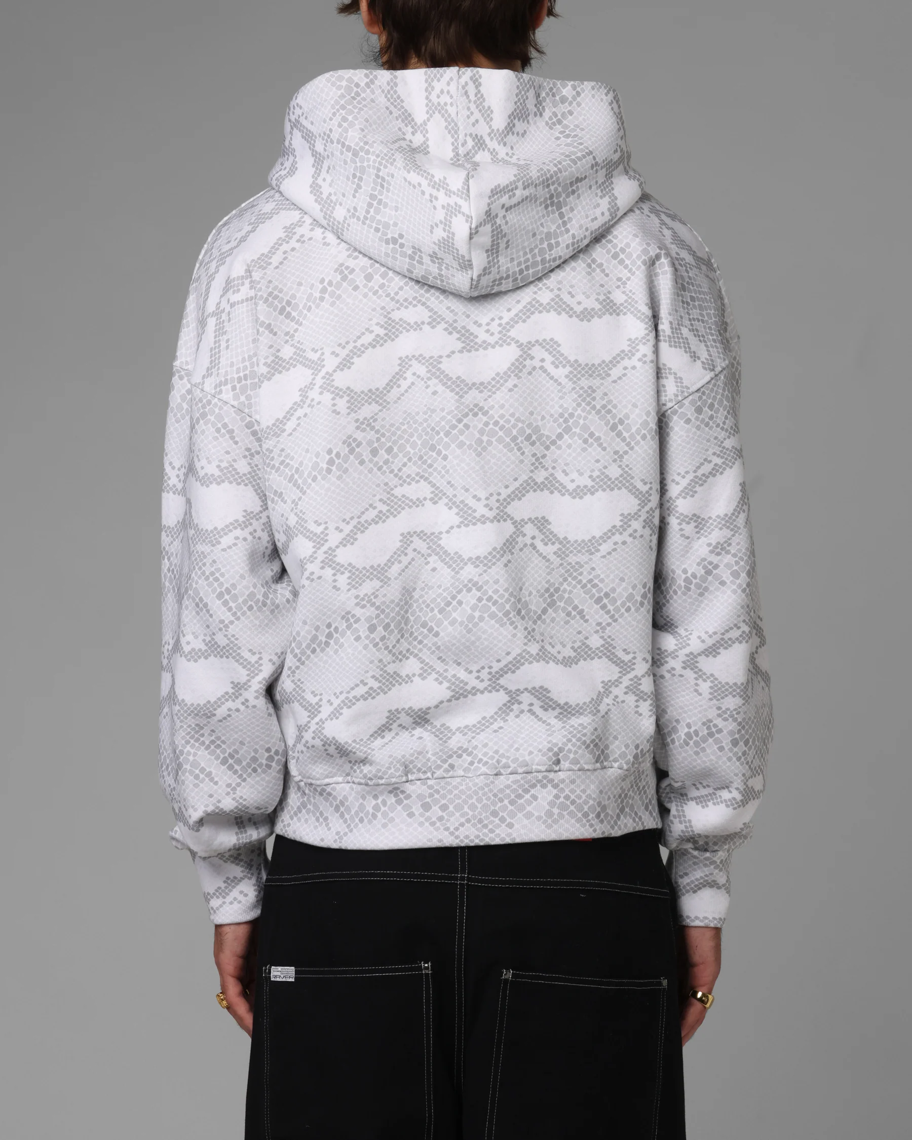 Loiter Slither Zip Hoodie Grey