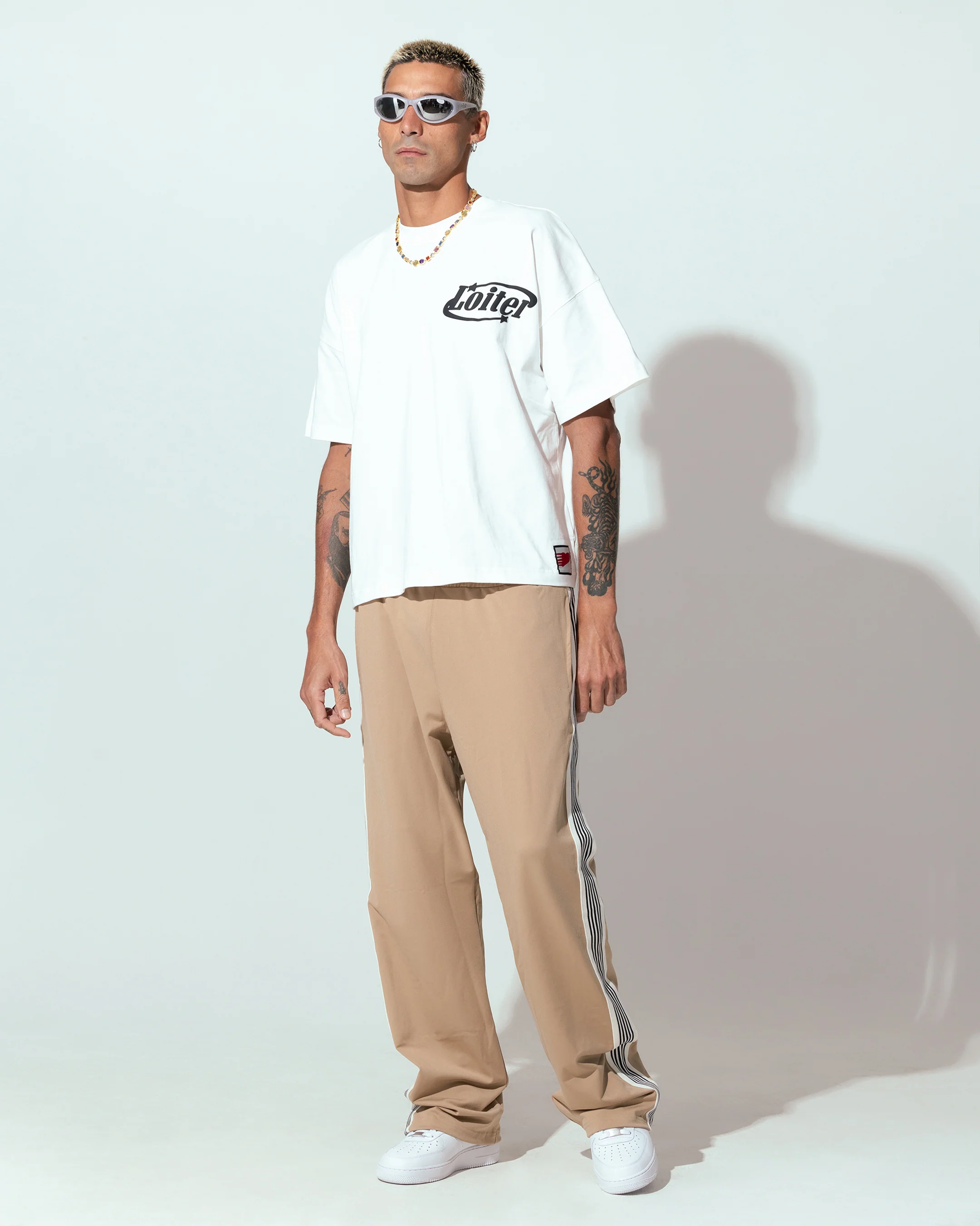 Loiter Repressed Box T-Shirt Off White