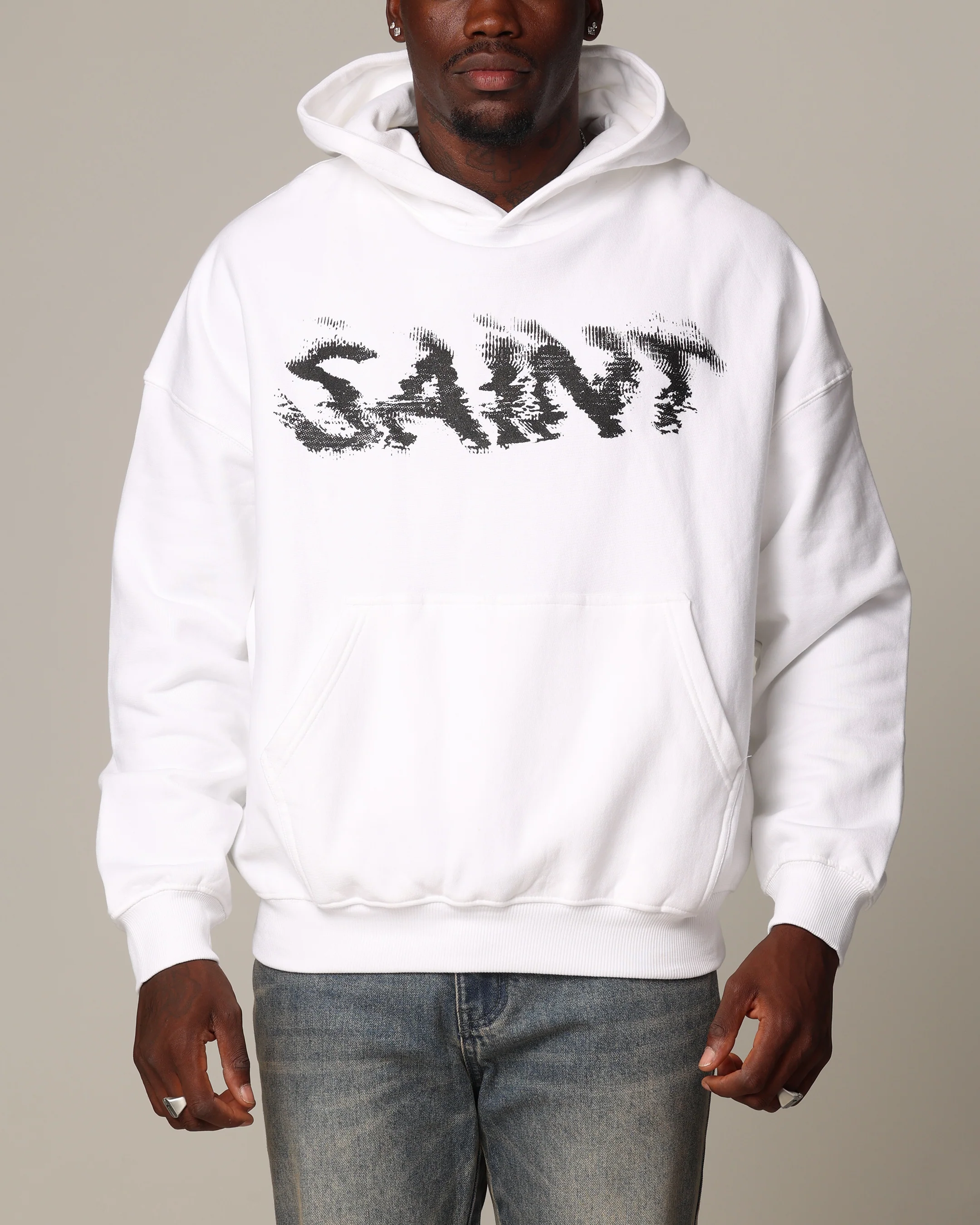 Saint Morta System Overload Hoodie White