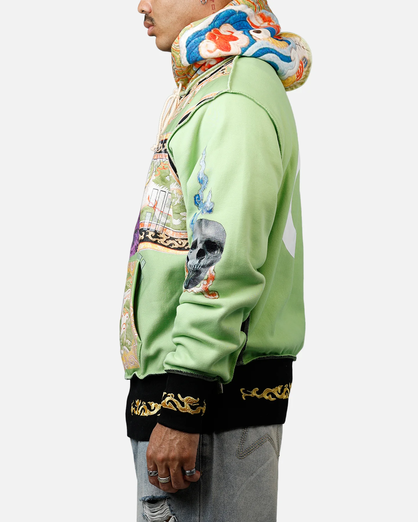 ABC Birthstone Hoodie Light Green