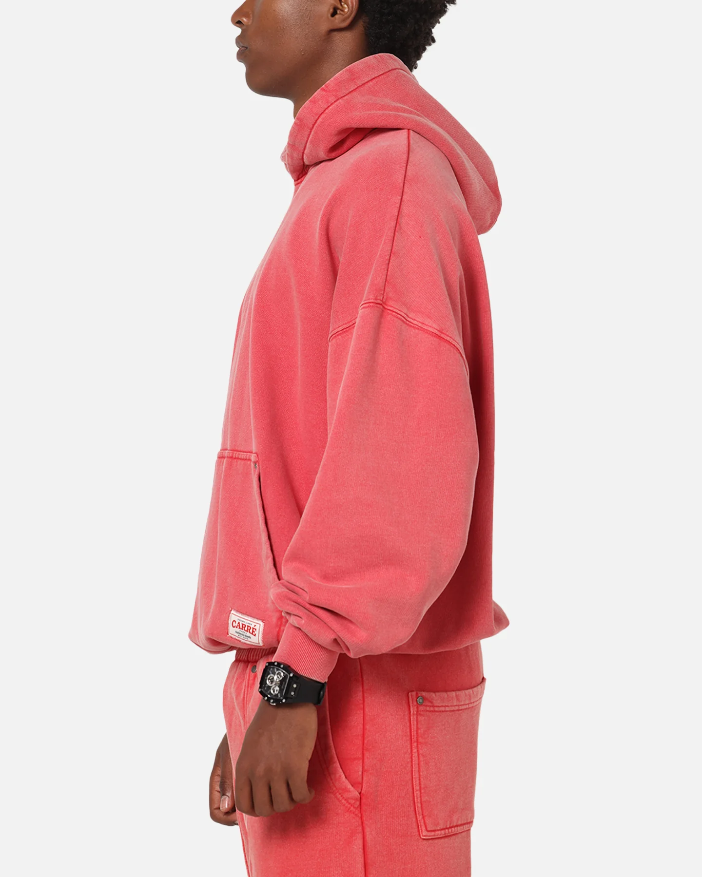 Carre Rivet Hoodie Pigment Washed