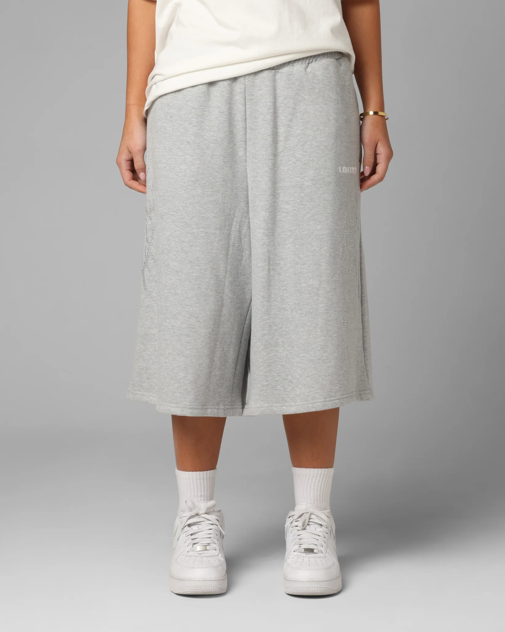 Loiter Opaque Sweat Shorts Grey