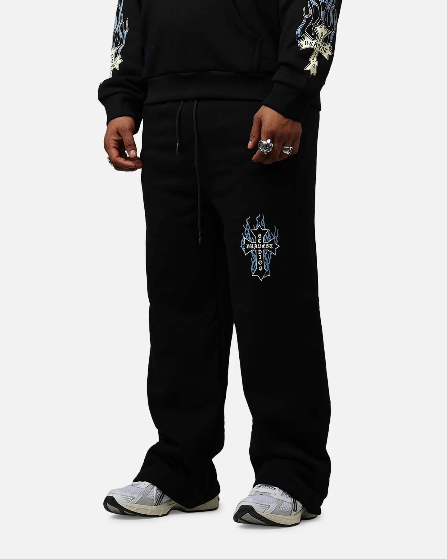 Bravest Eternal Sweatpants Black/Blue