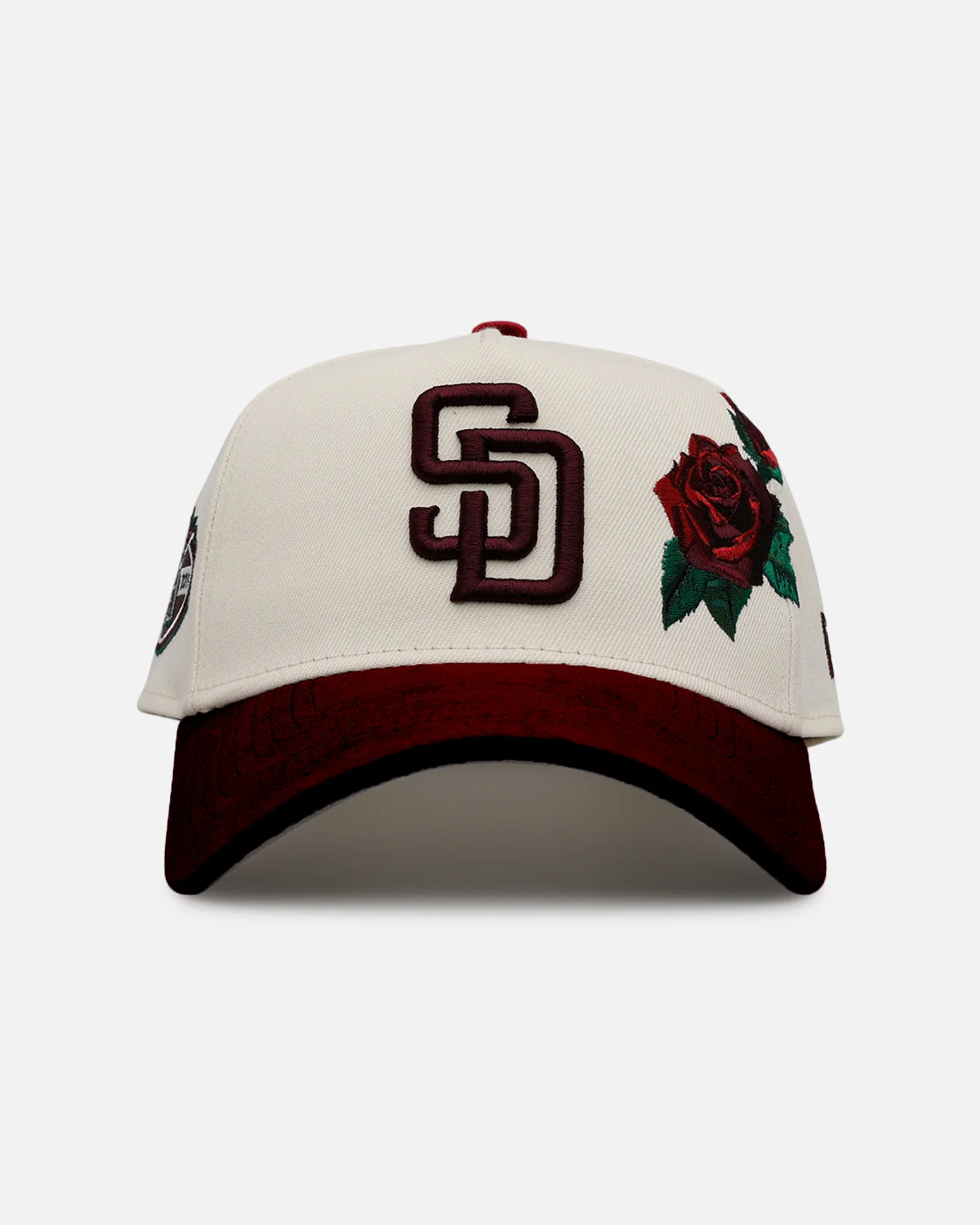New Era San Diego Padres 'Velvet Roses' 9FORTY A-Frame Snapback Chrome