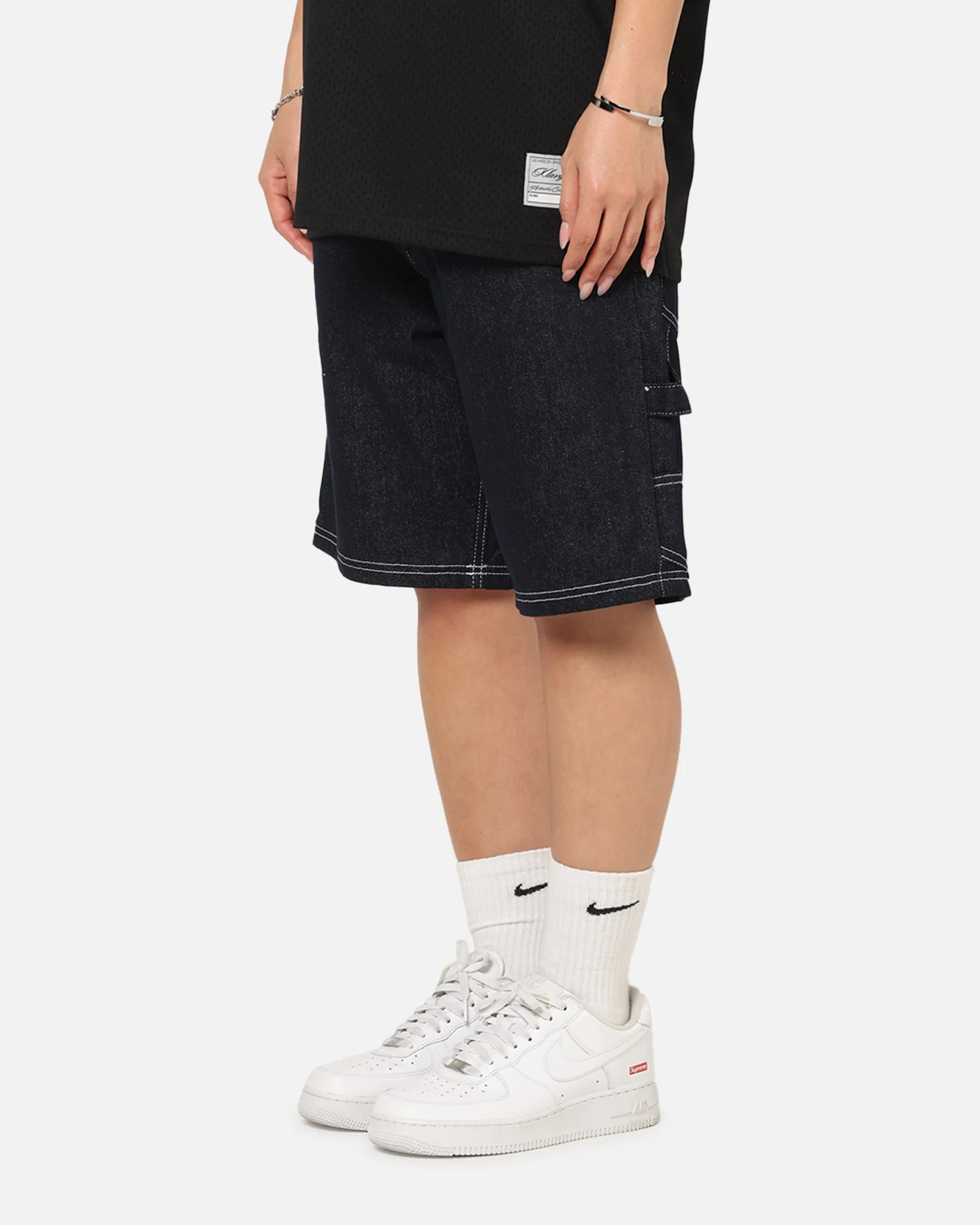 Carre Carpenter Jorts Indigo Denim