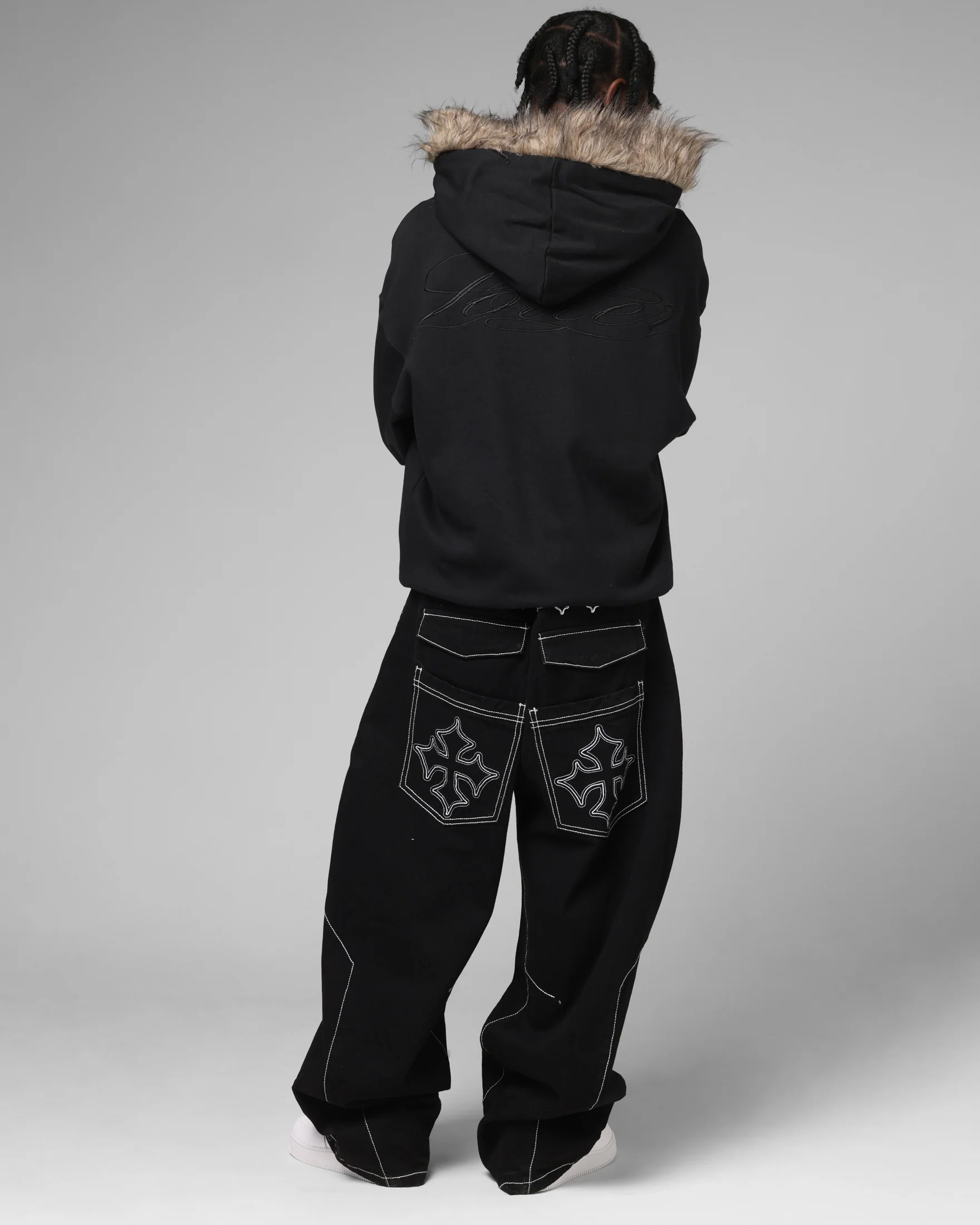 Loiter Purity Zip Hoodie Black