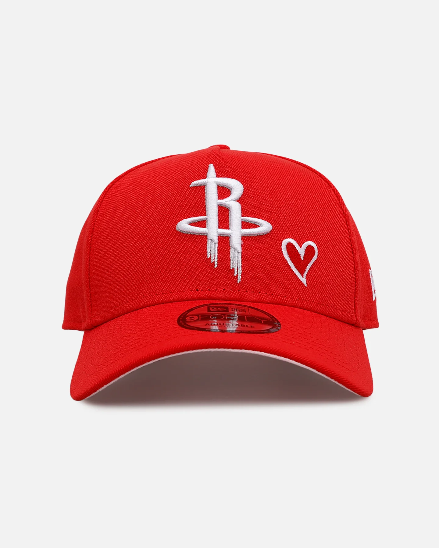 New Era Houston Rockets 'Team Color Hearts' 9FORTY A-Frame Snapback Official Team Color