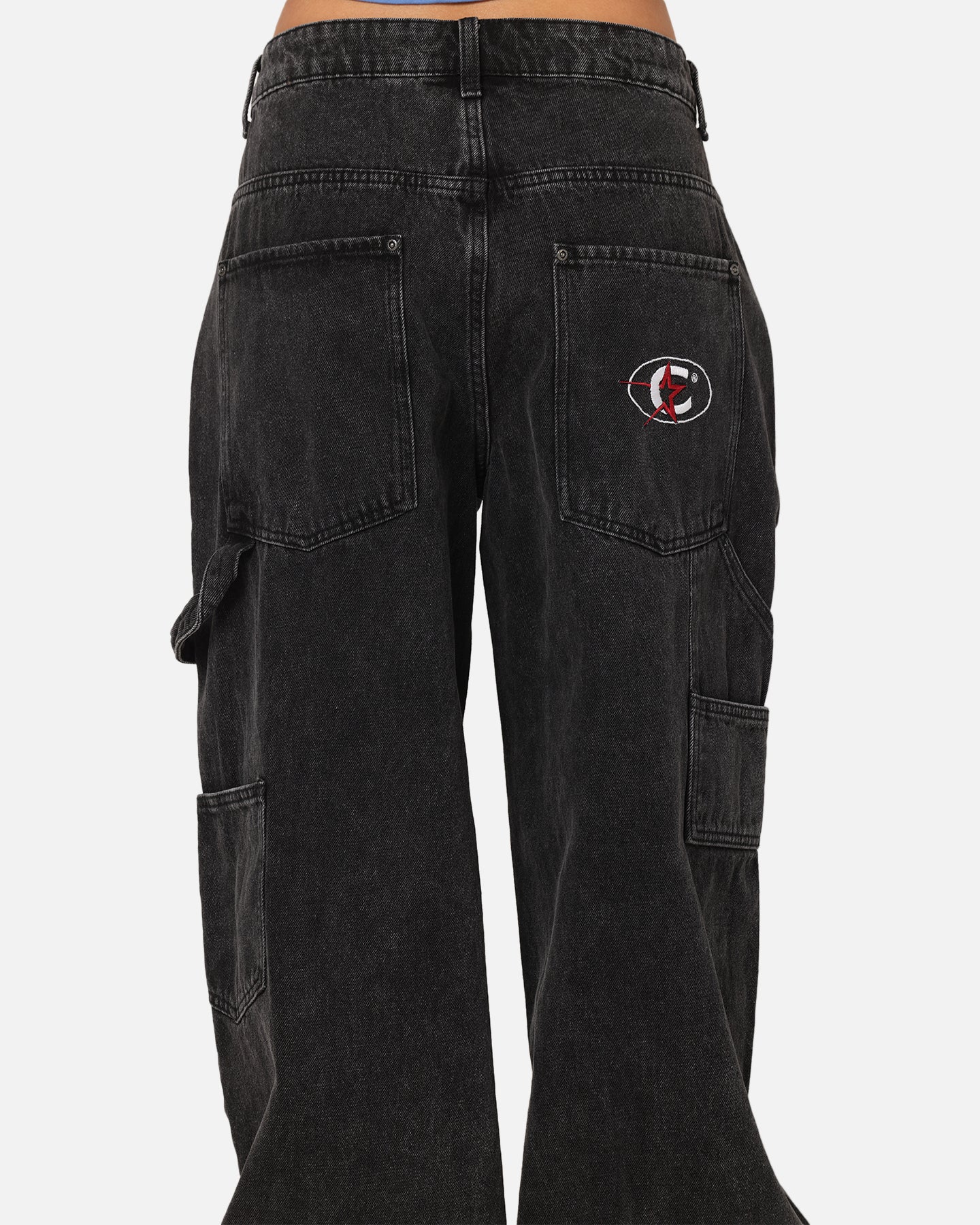 Carre Baggy Carpenter Jeans Black