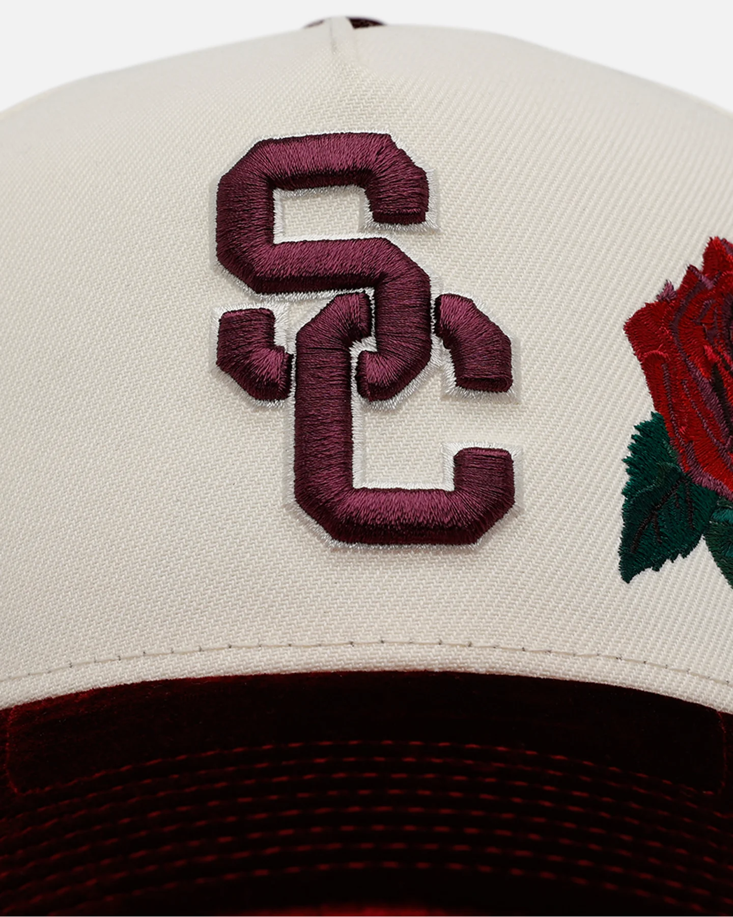 New Era University Of Southern California Trojans 'Velvet Roses' 9FORTY A-Frame Snapback Chrome