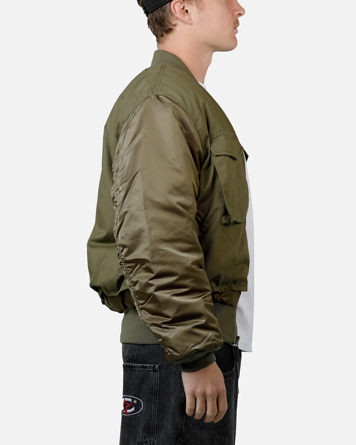 Alpha Industries MA-1 Mixed Cotton Jacket Green