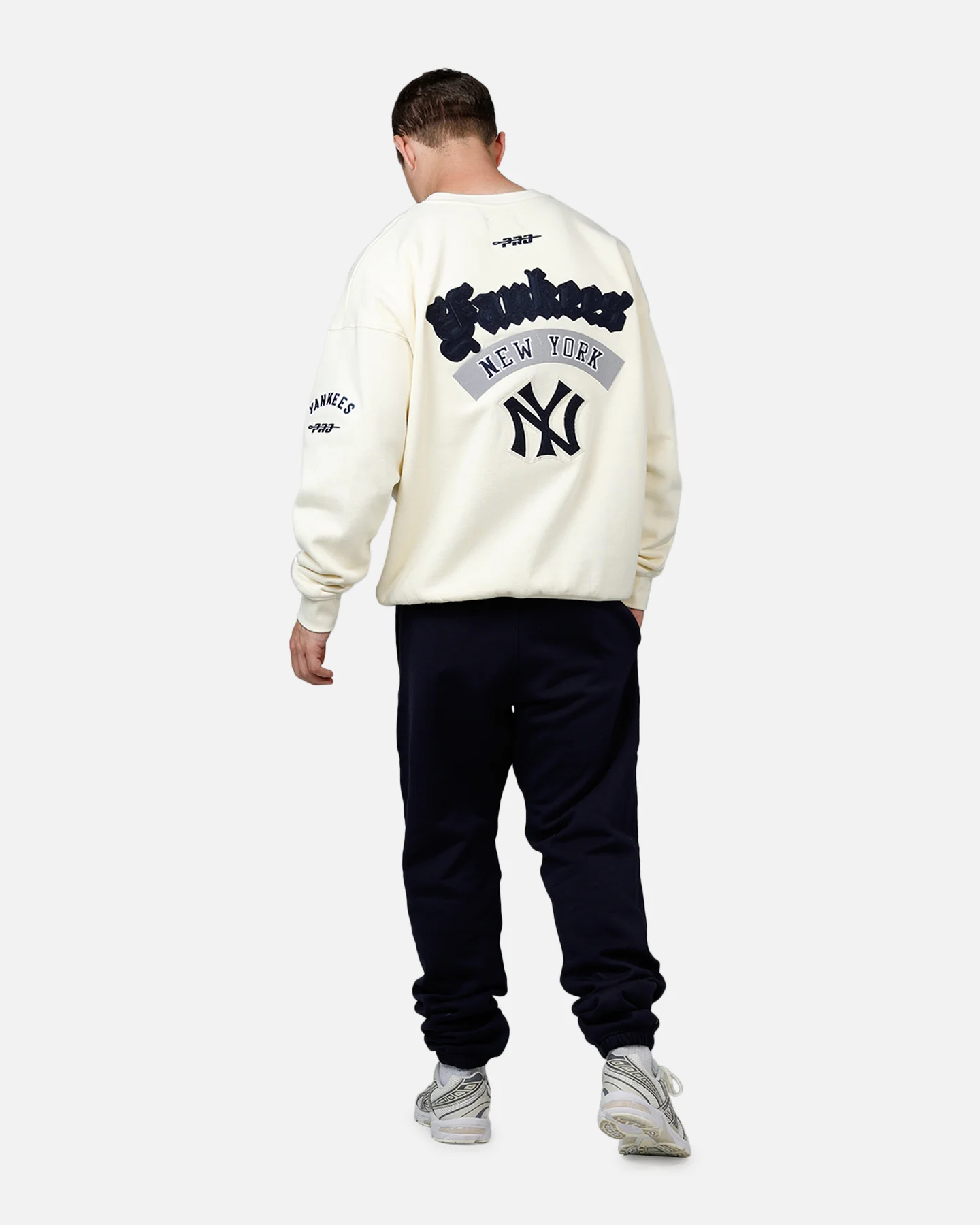 Pro Standard New York Yankees Best Of Crewneck Eggshell