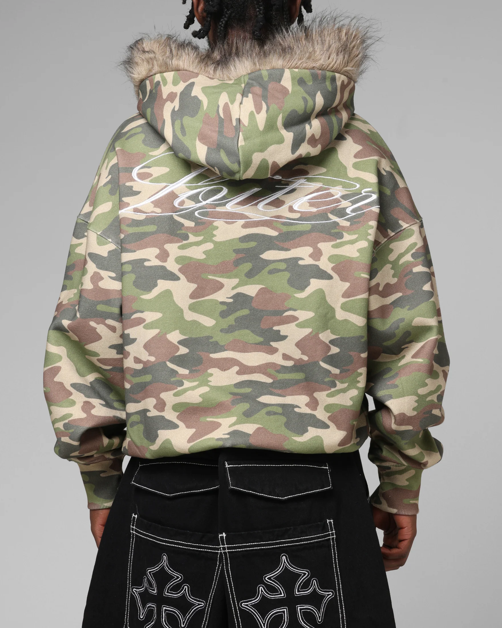 Loiter Purity Zip Hoodie Camo