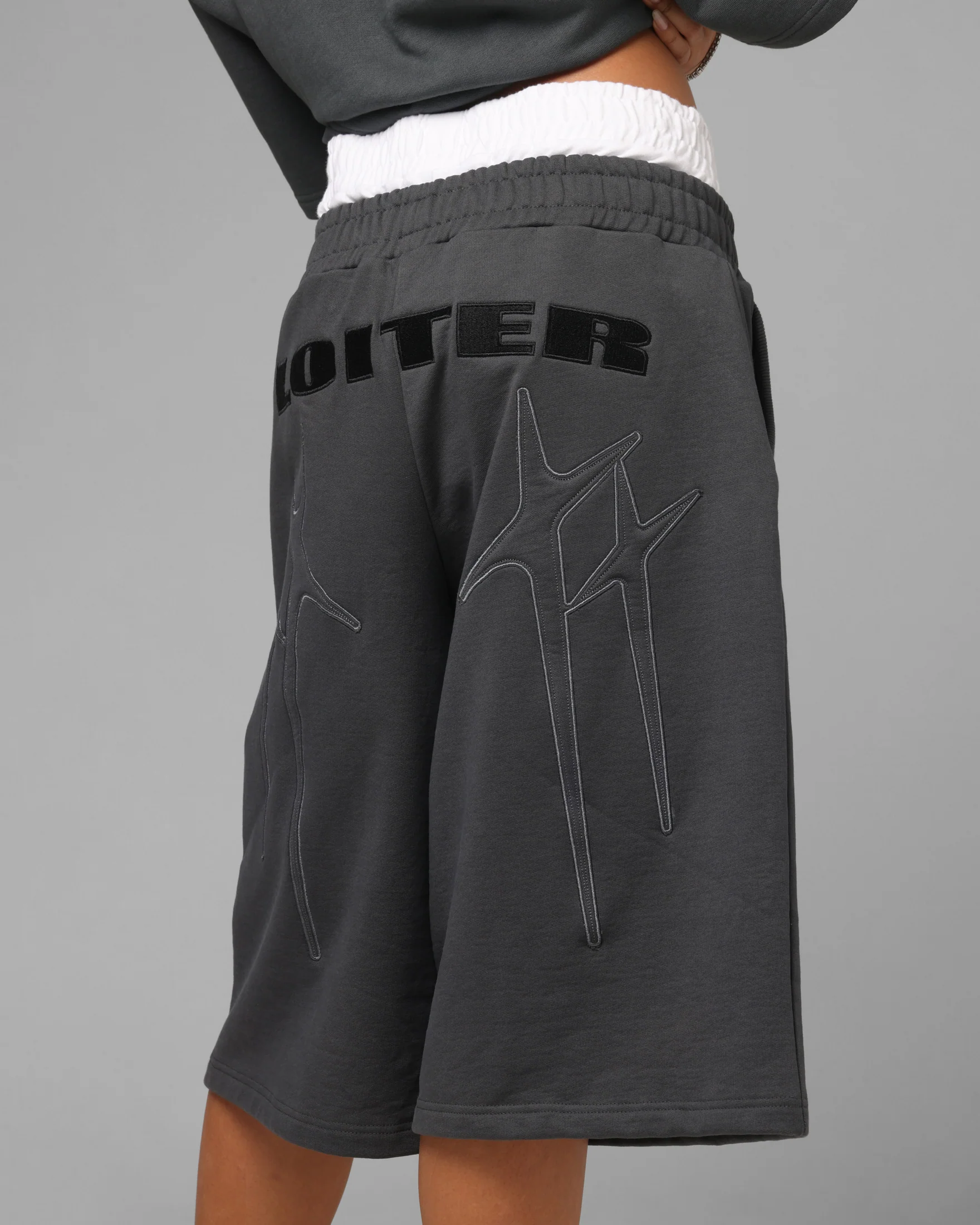 Loiter World Cup Shorts Charcoal
