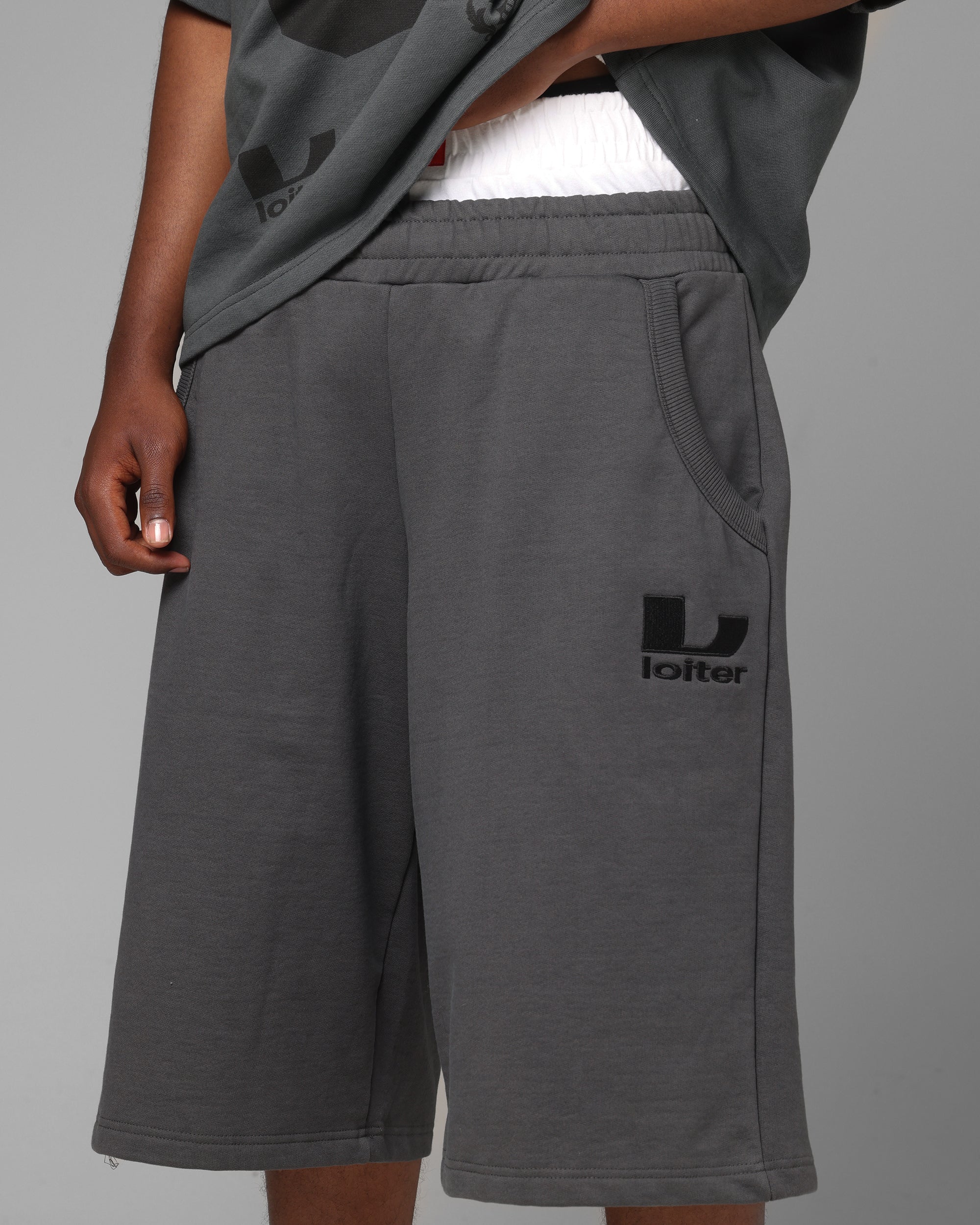 Loiter World Cup Shorts Charcoal