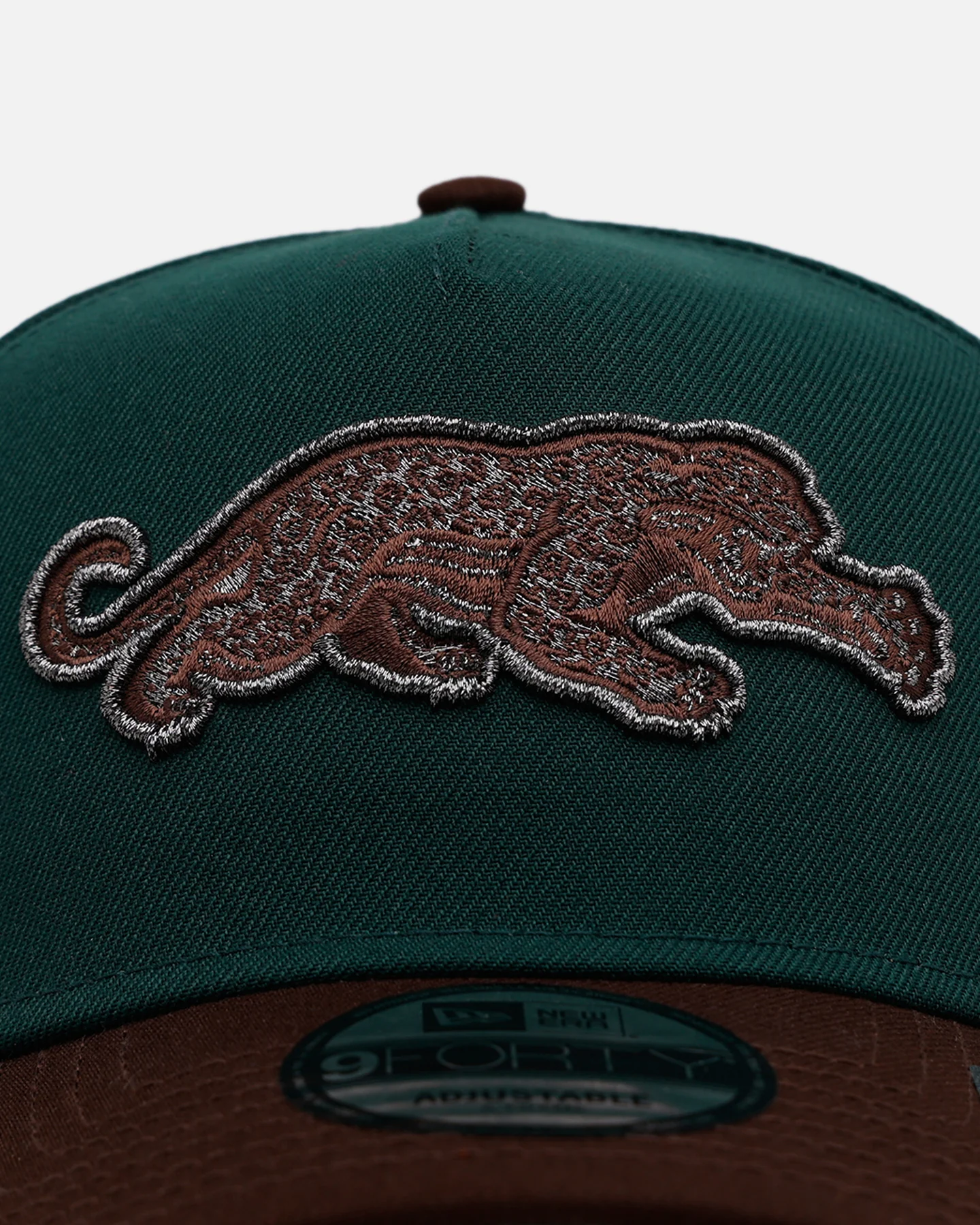 New Era Jacksonville Jaguars 'Rainforest' 9FORTY A-Frame Snapback Green/Brown