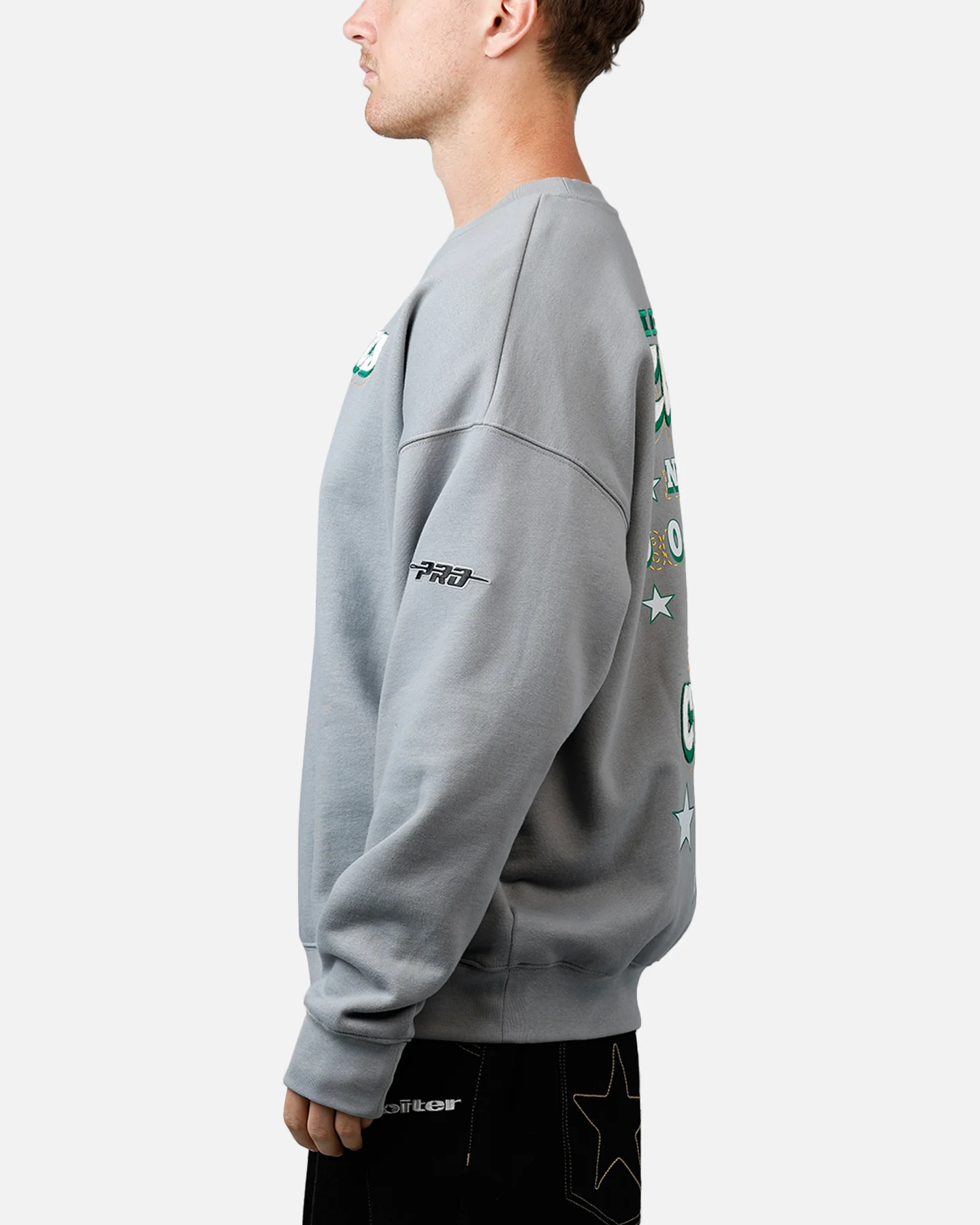 Pro Standard Philadelphia Eagles Kickoff Crewneck Grey