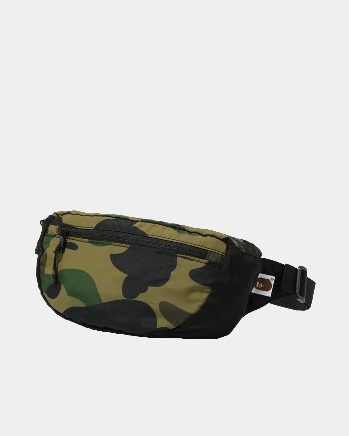 A Bathing Ape 1st Camo Packable Waist Bag Green