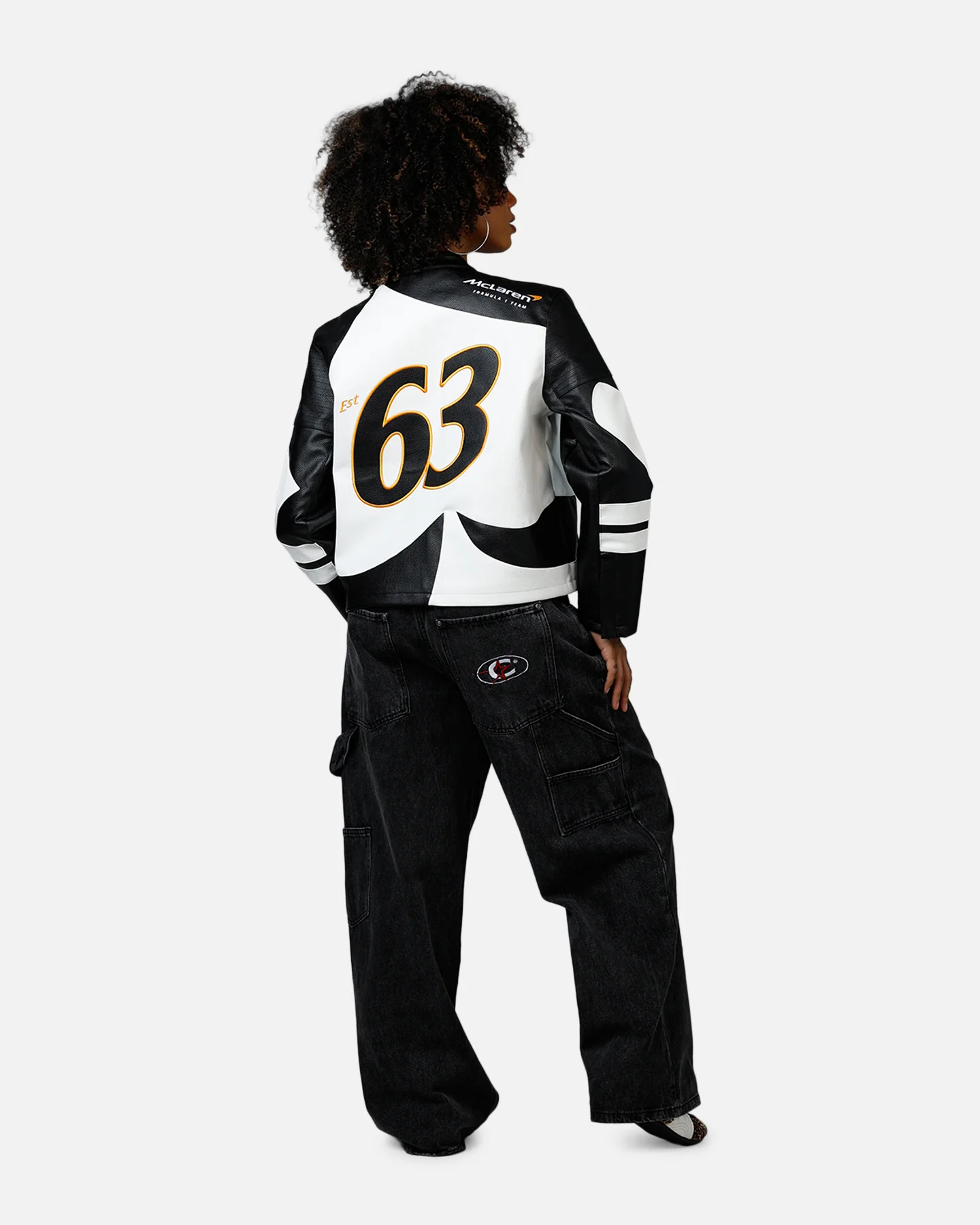 We Are The Wild Collective Women's Mclaren X Culture Kings 2025 Jacket White/Black