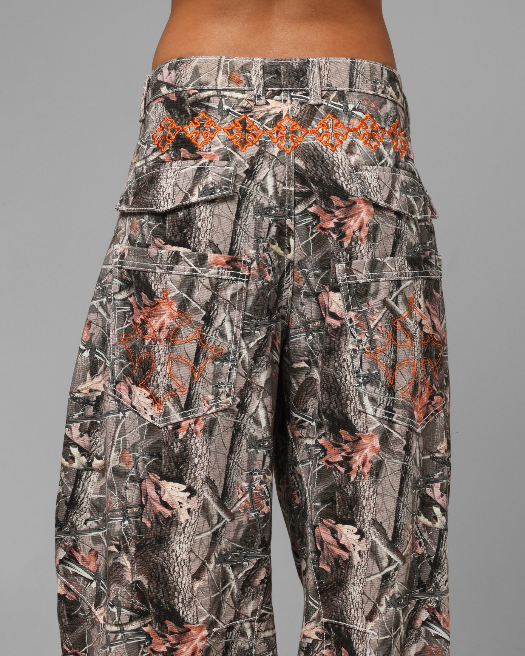 Loiter Biker Raver Jeans Real Tree Camo