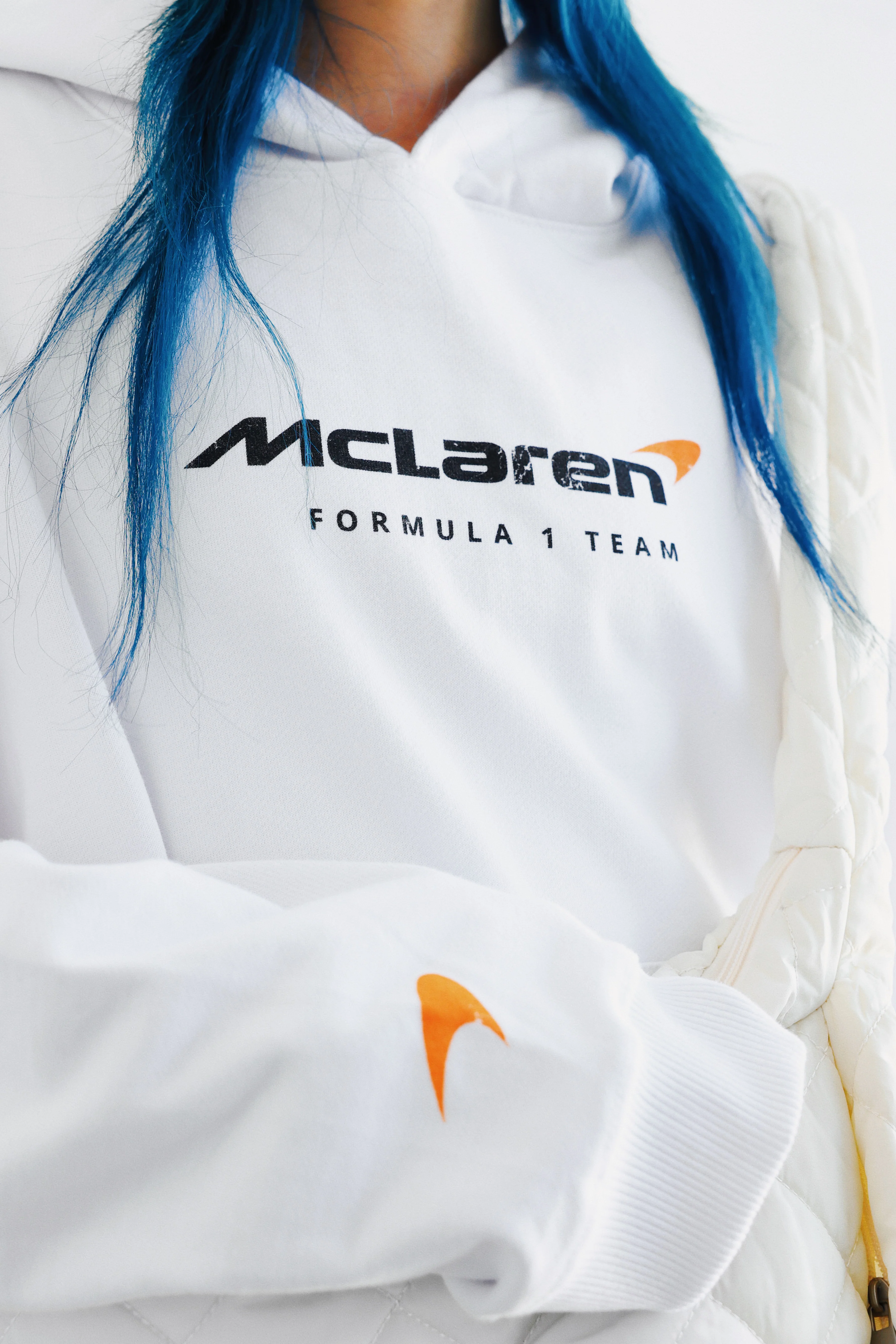 Culture Kings X Mclaren 'Las Vegas Grand Prix 2024' Piastri And Norris Hoodie White