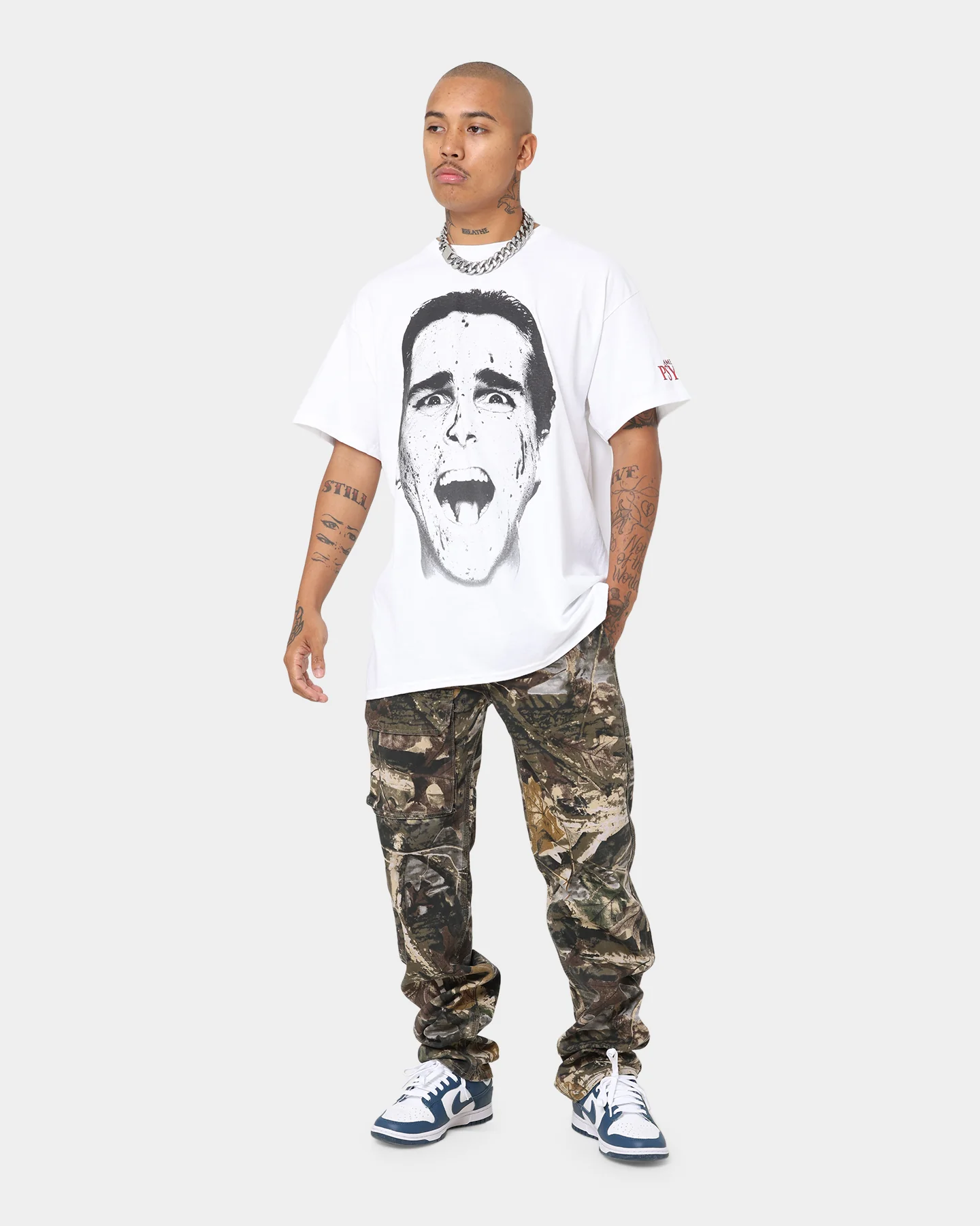 Goat Crew X American Psycho American Psycho Vintage T-Shirt White