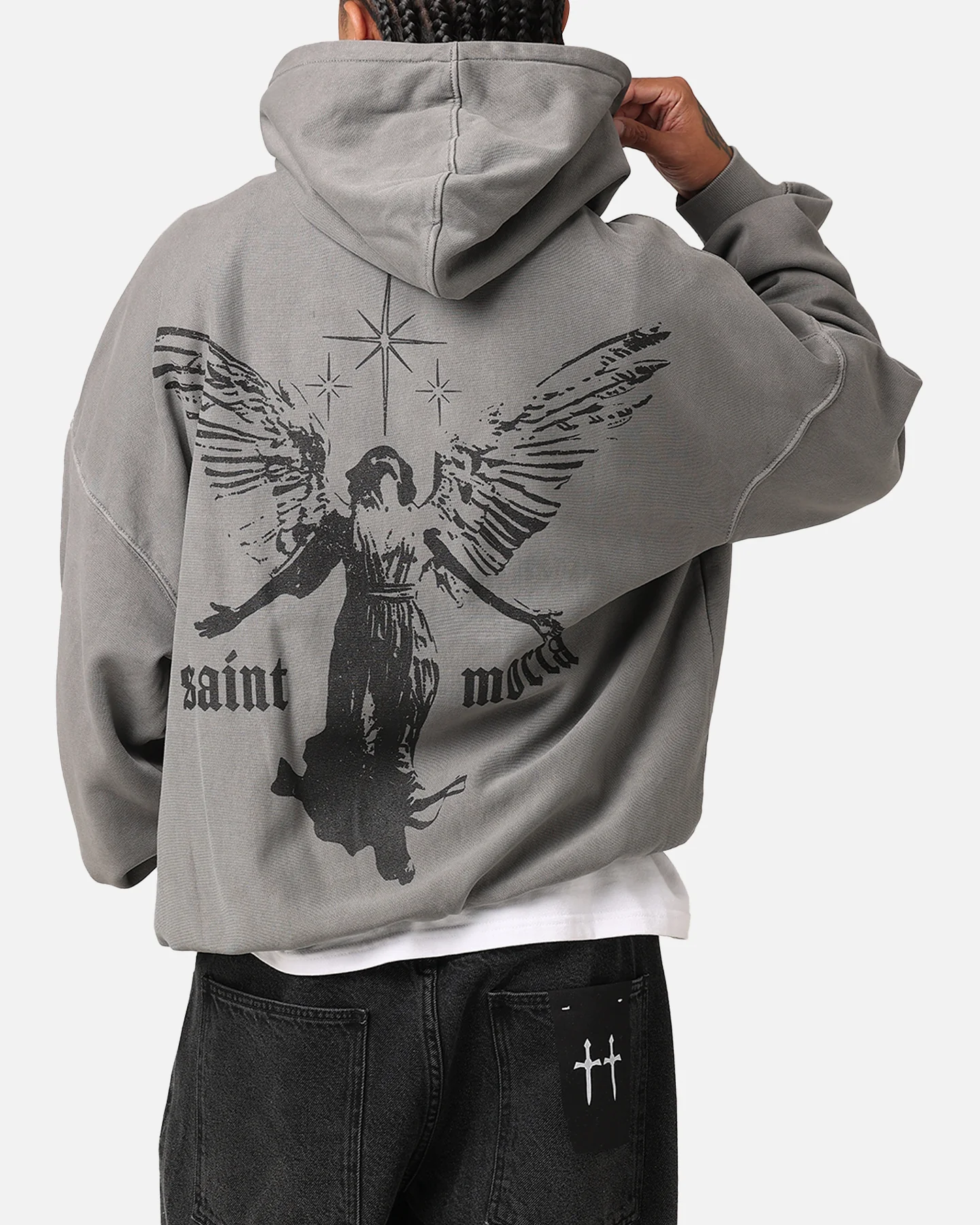 Saint Morta Ethereal Hoodie Washed Charcoal