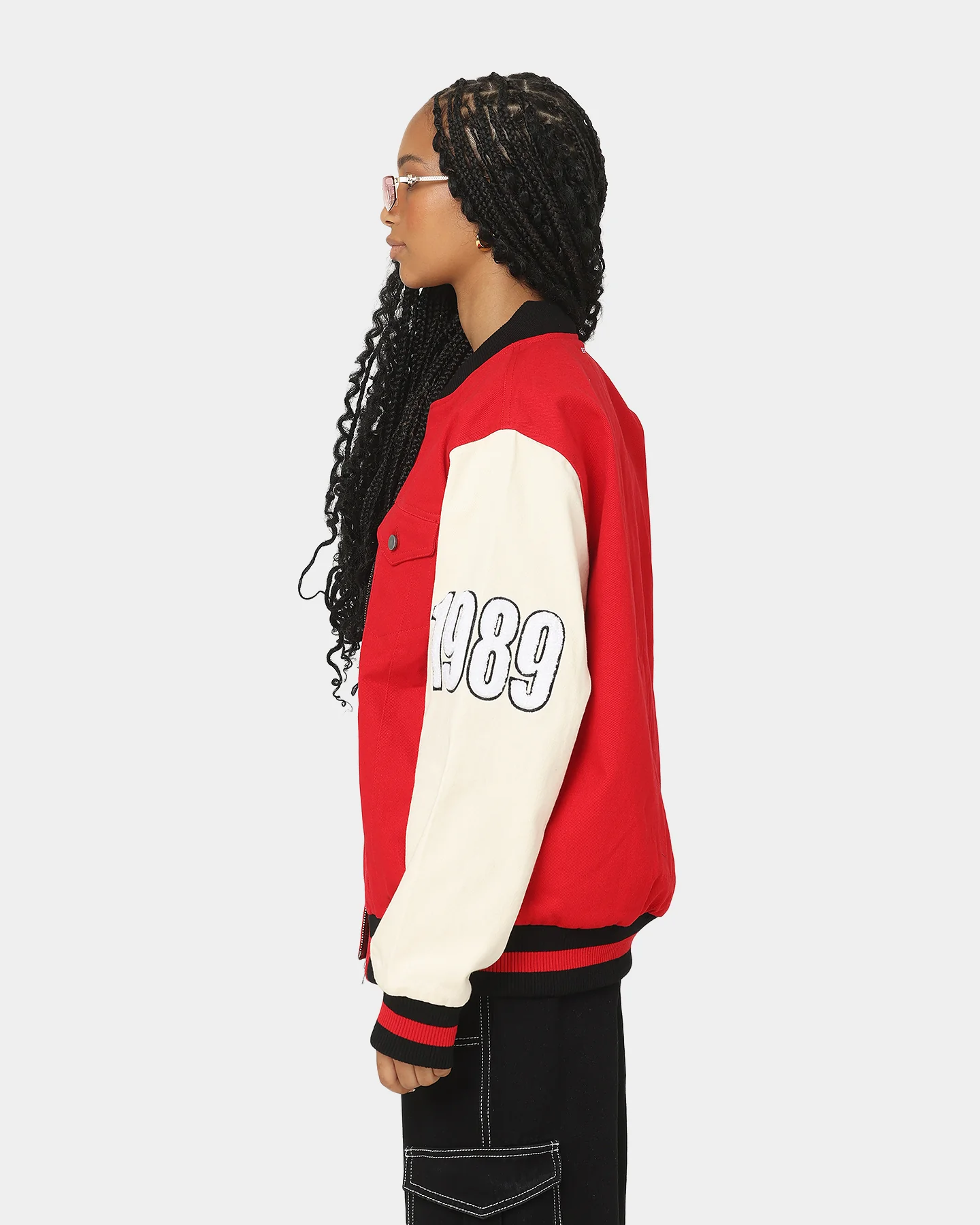 EN ES Women's Throw Back Jacket Red