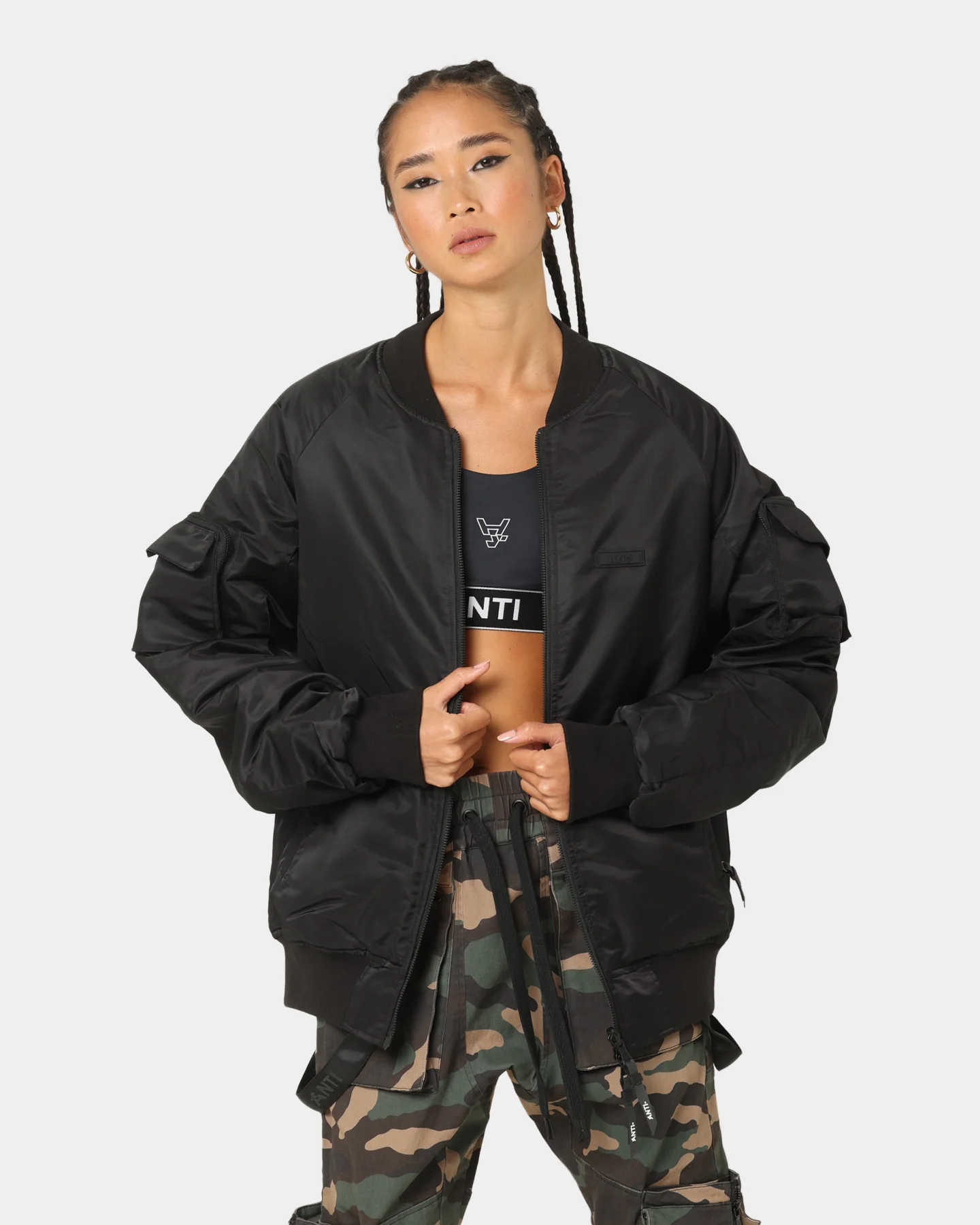 The Anti Order CHKDSK Bomber Jacket Black