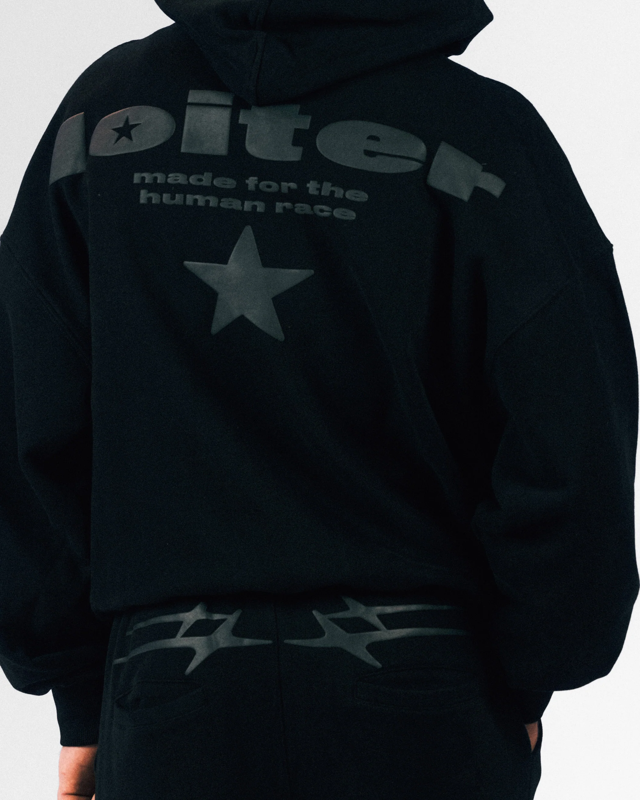 Loiter Celestial Full Zip Hoodie Black