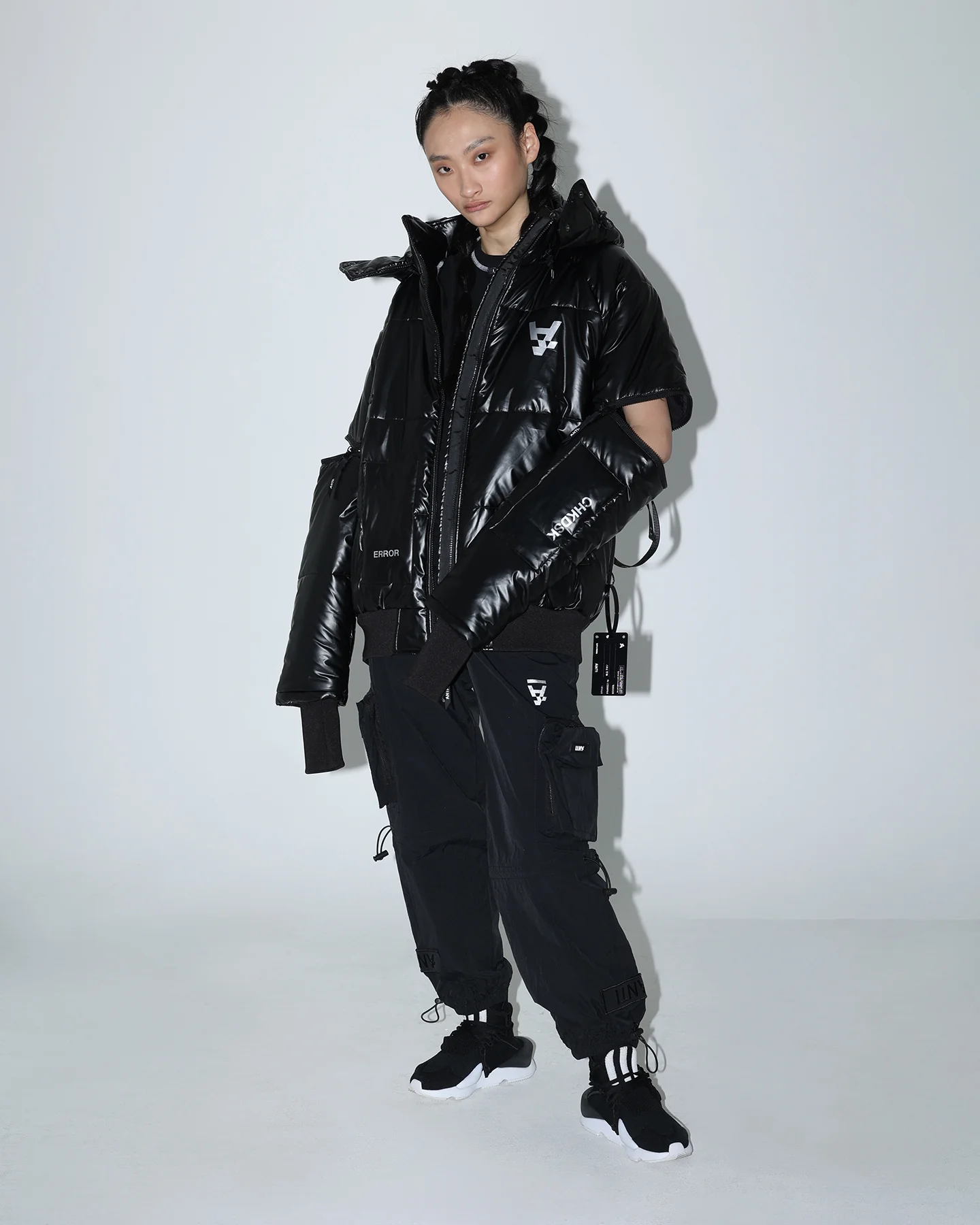 The Anti Order Anti Joy Technical Puffer Jacket Black/Silver
