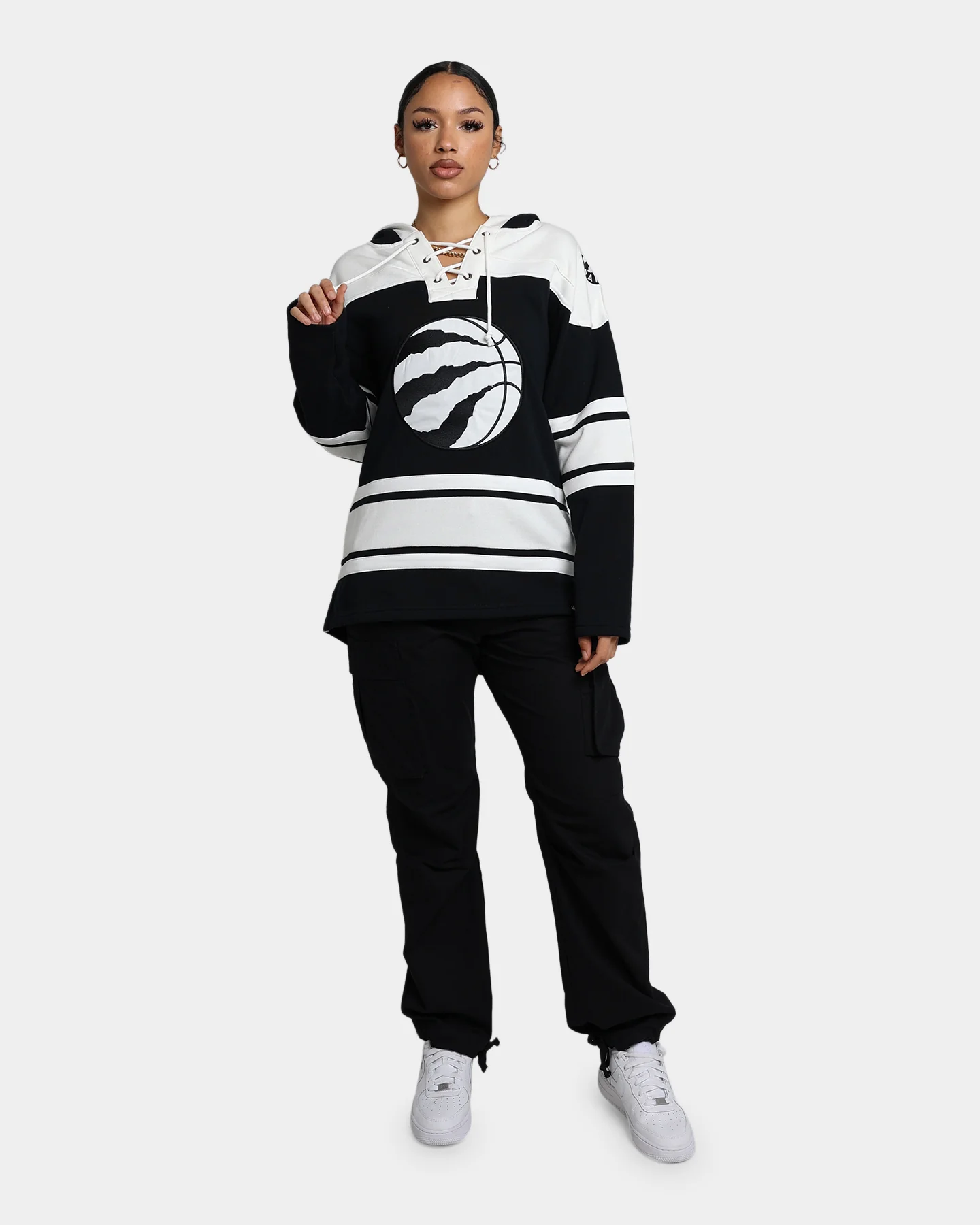 47 Brand Toronto Raptors Superior Lacer Hoodie Jet Black