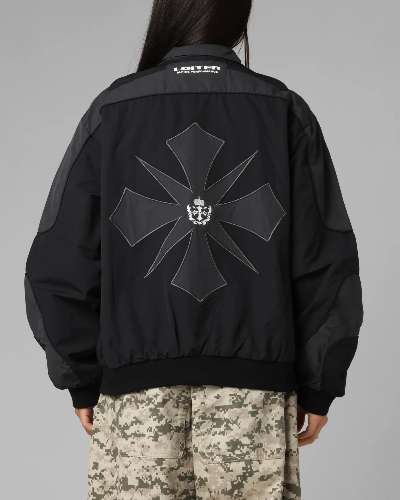 Loiter Club Classic Track Jacket Black