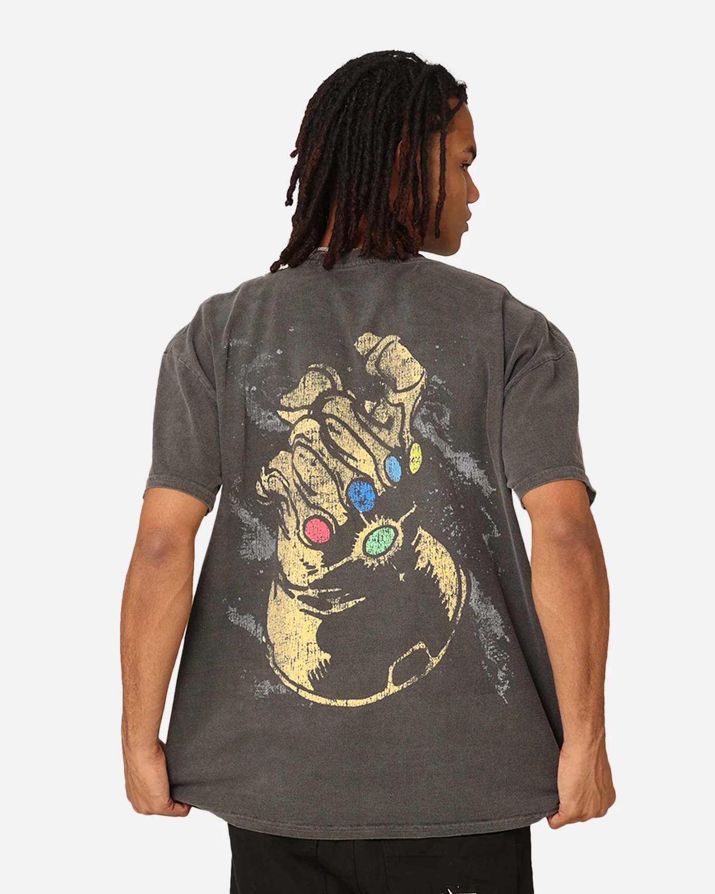 Marvel Thanos Vintage T-Shirt Black Wash