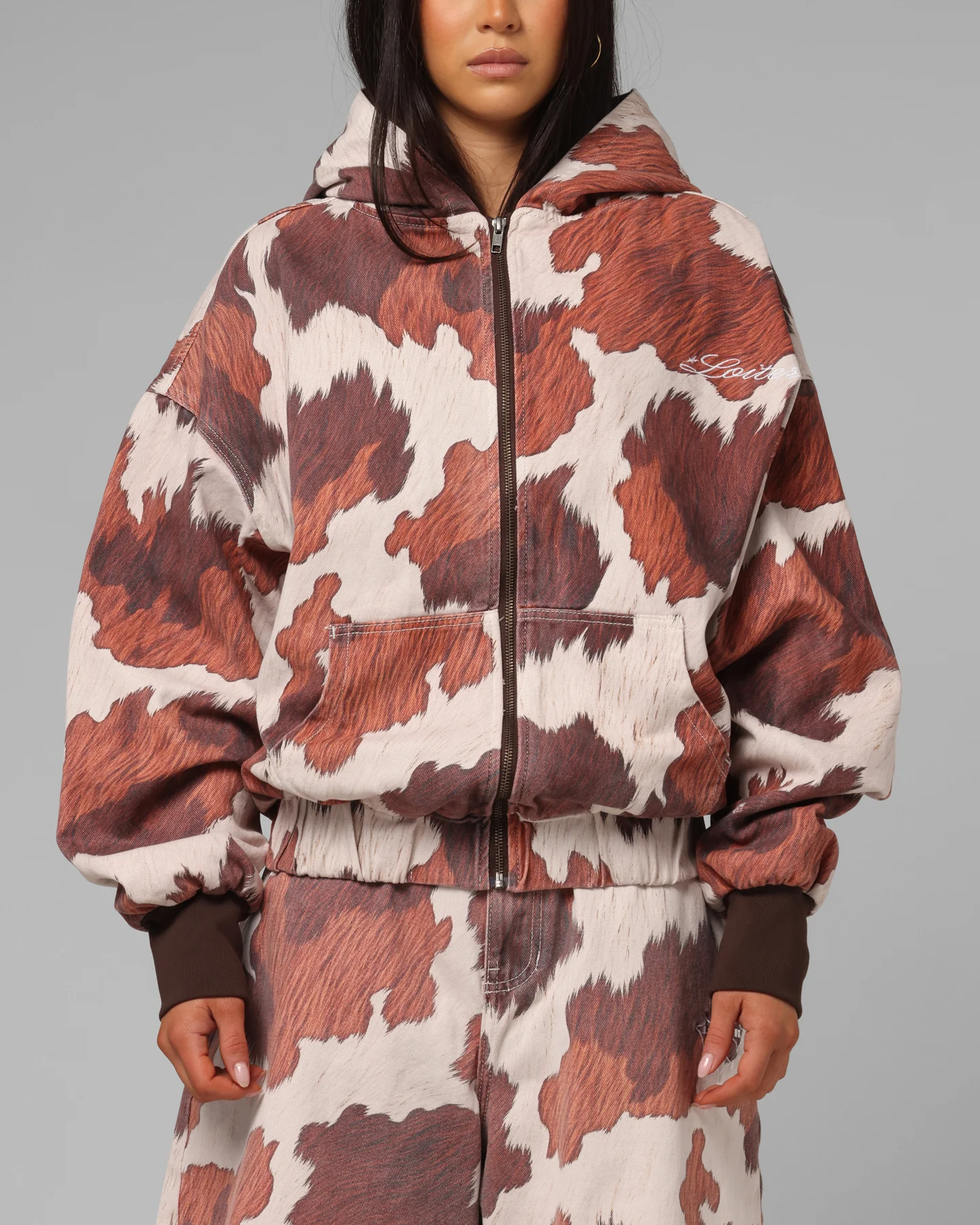 Loiter Hide Zip Jacket Cowhide
