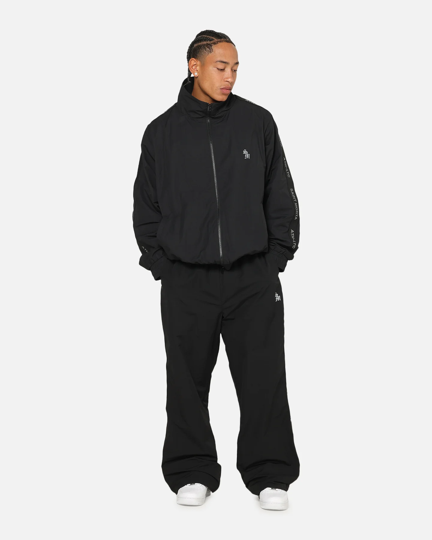 Saint Morta Athltc Track Joggers Black