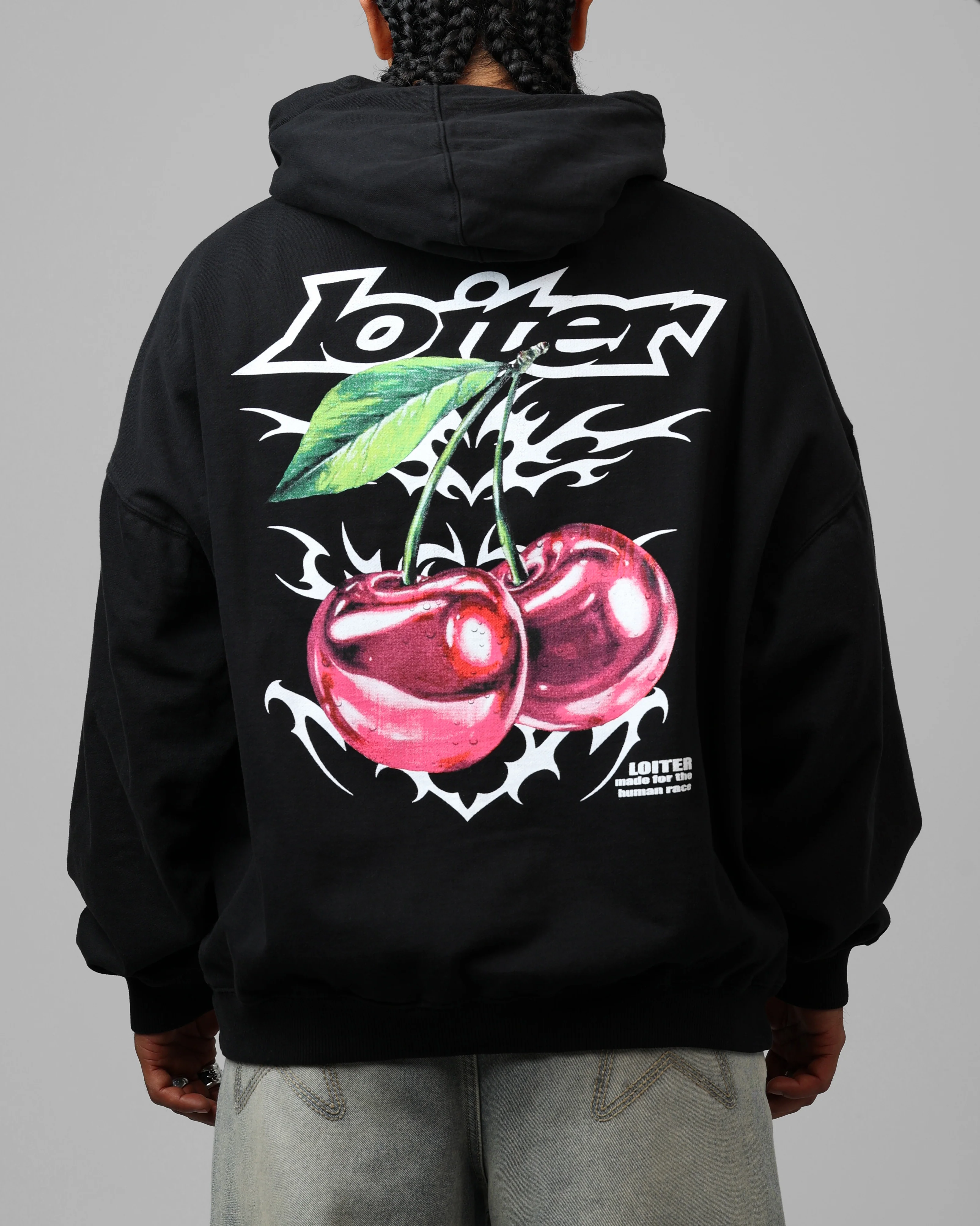 Loiter Cherry Pick Hoodie Black